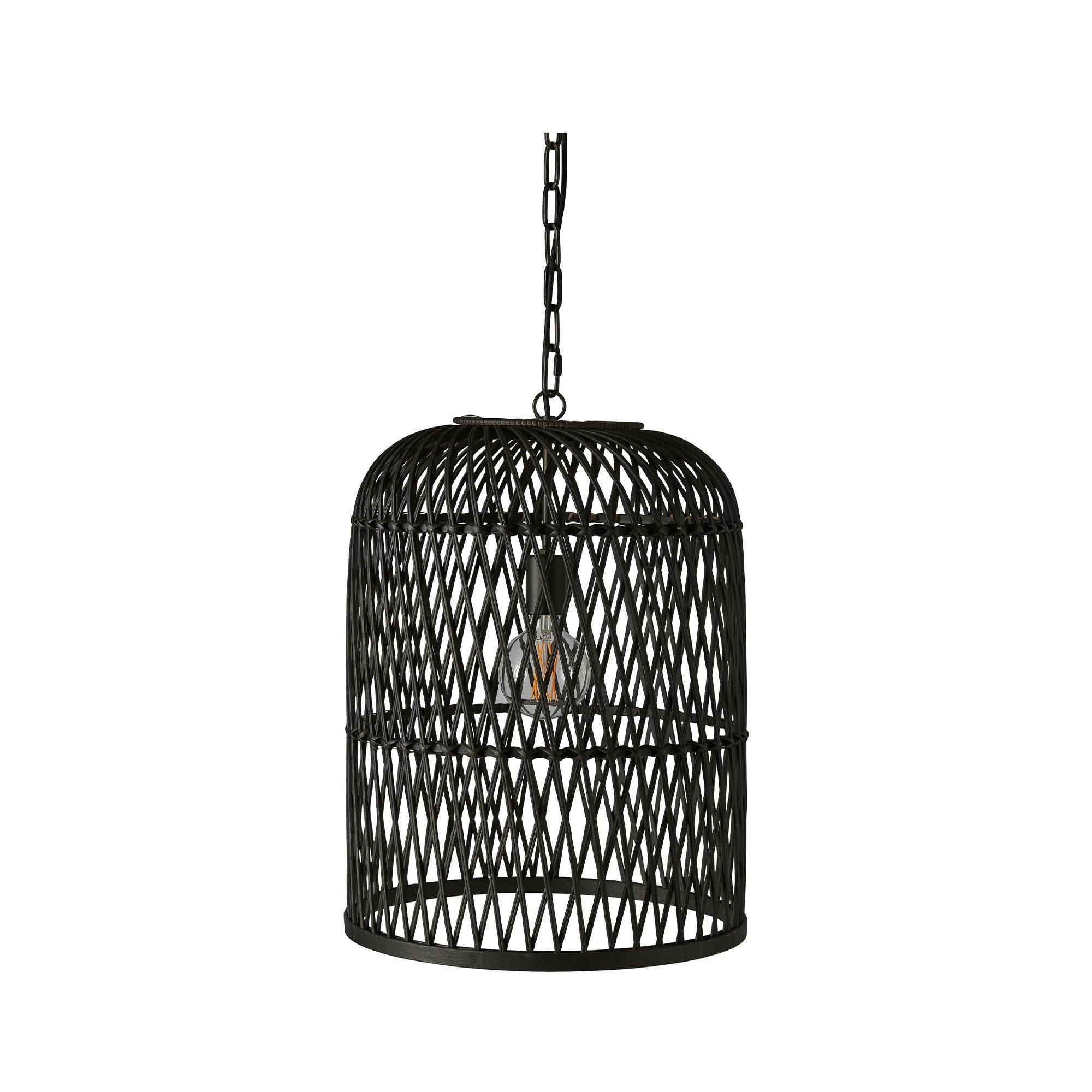 Wedi Taklampa S Svart - Svart - 37x42 +100 cm