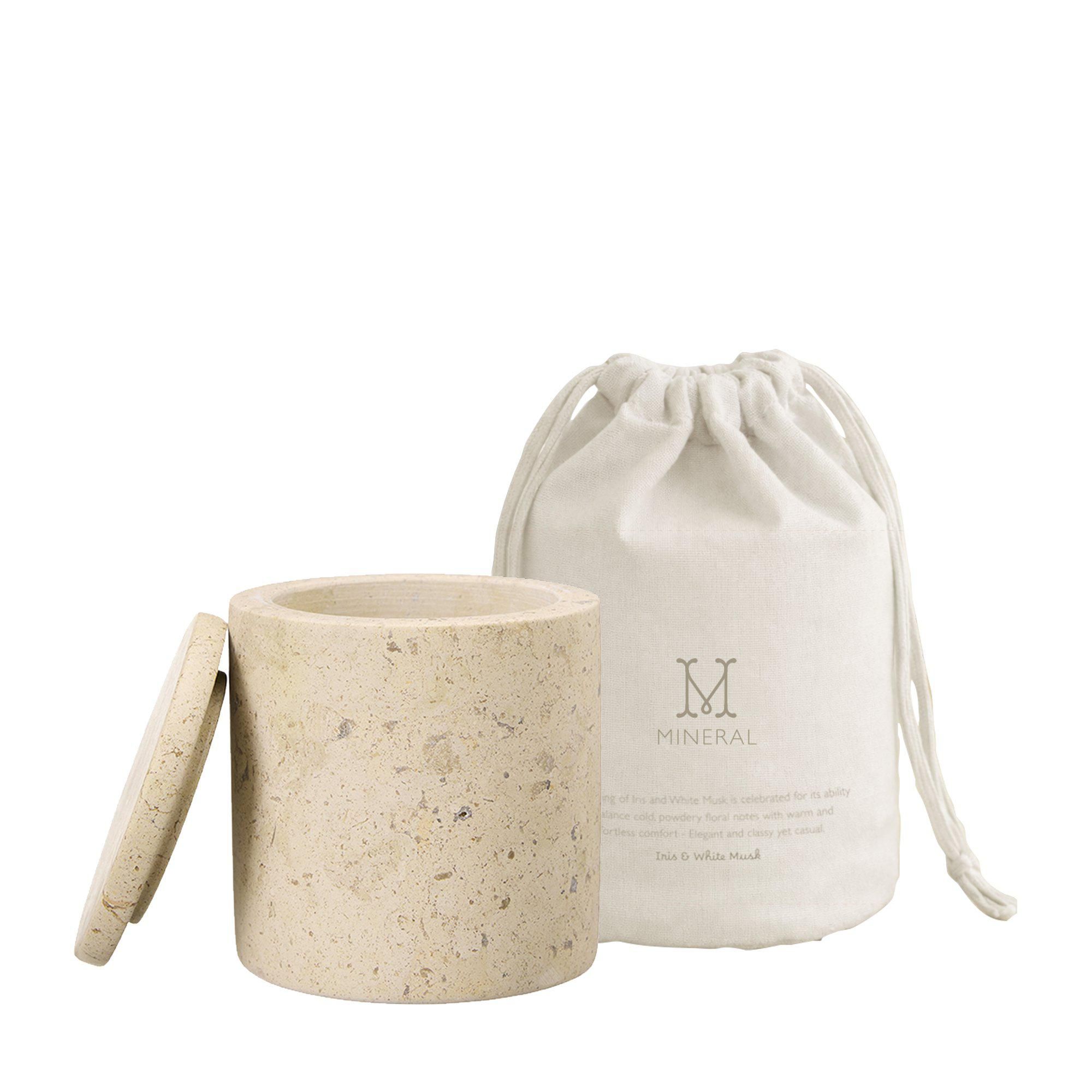 MINERAL Candle 48h Iris/White musk - Iris/White musk - 10x10cm
