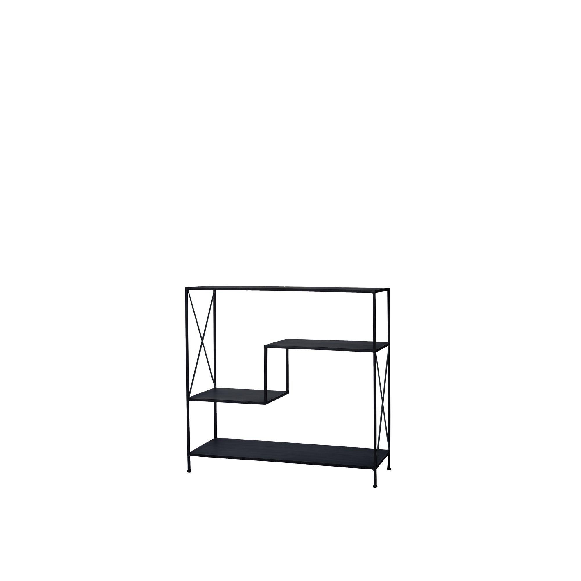 ANNIKA Shelf Black - Black - 101x35x96cm