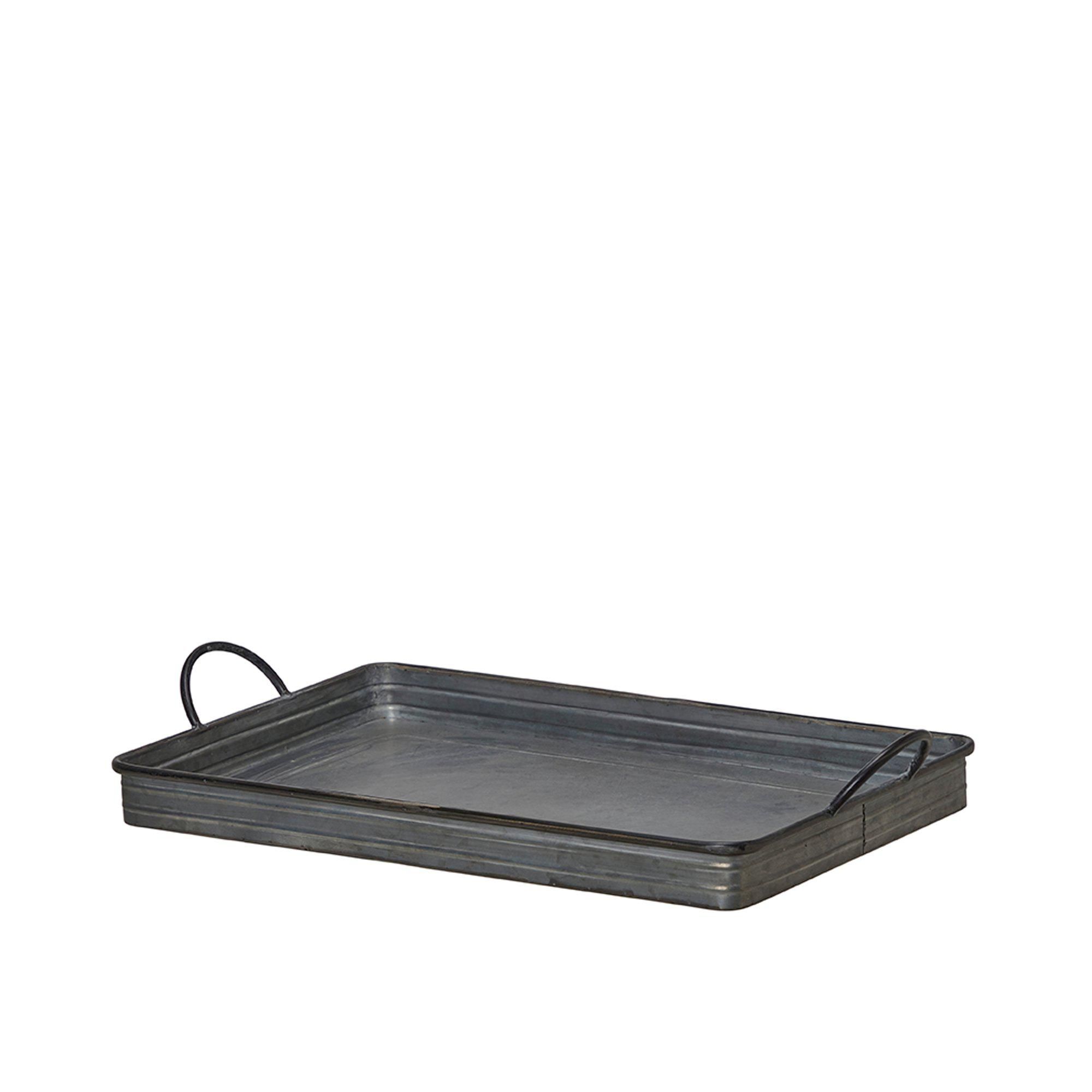 PENNY Tray Grey Zinc - Grey Zinc - 64x36x10cm