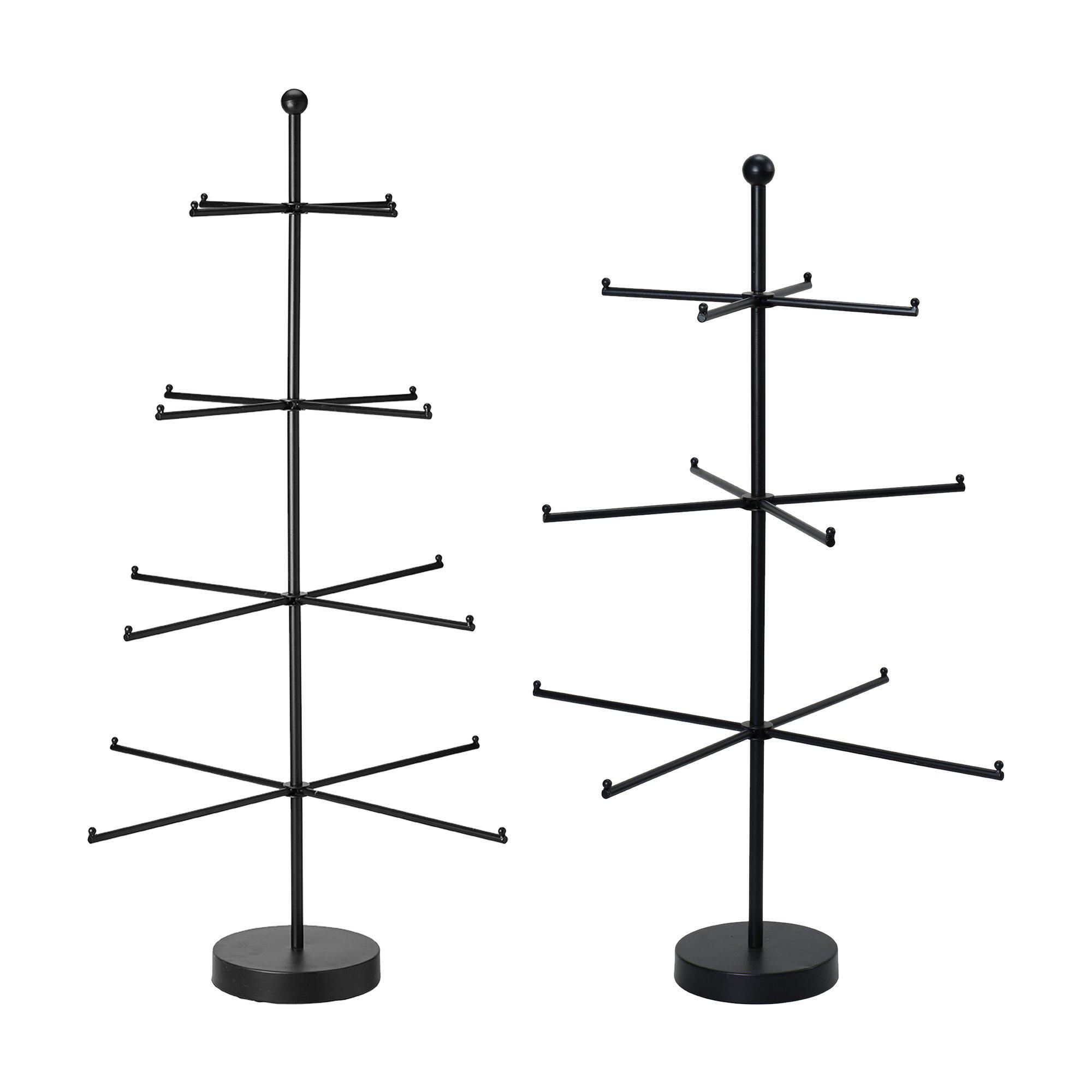NINA Display Tree S/2 Black - Black - 71x116 59x89cm
