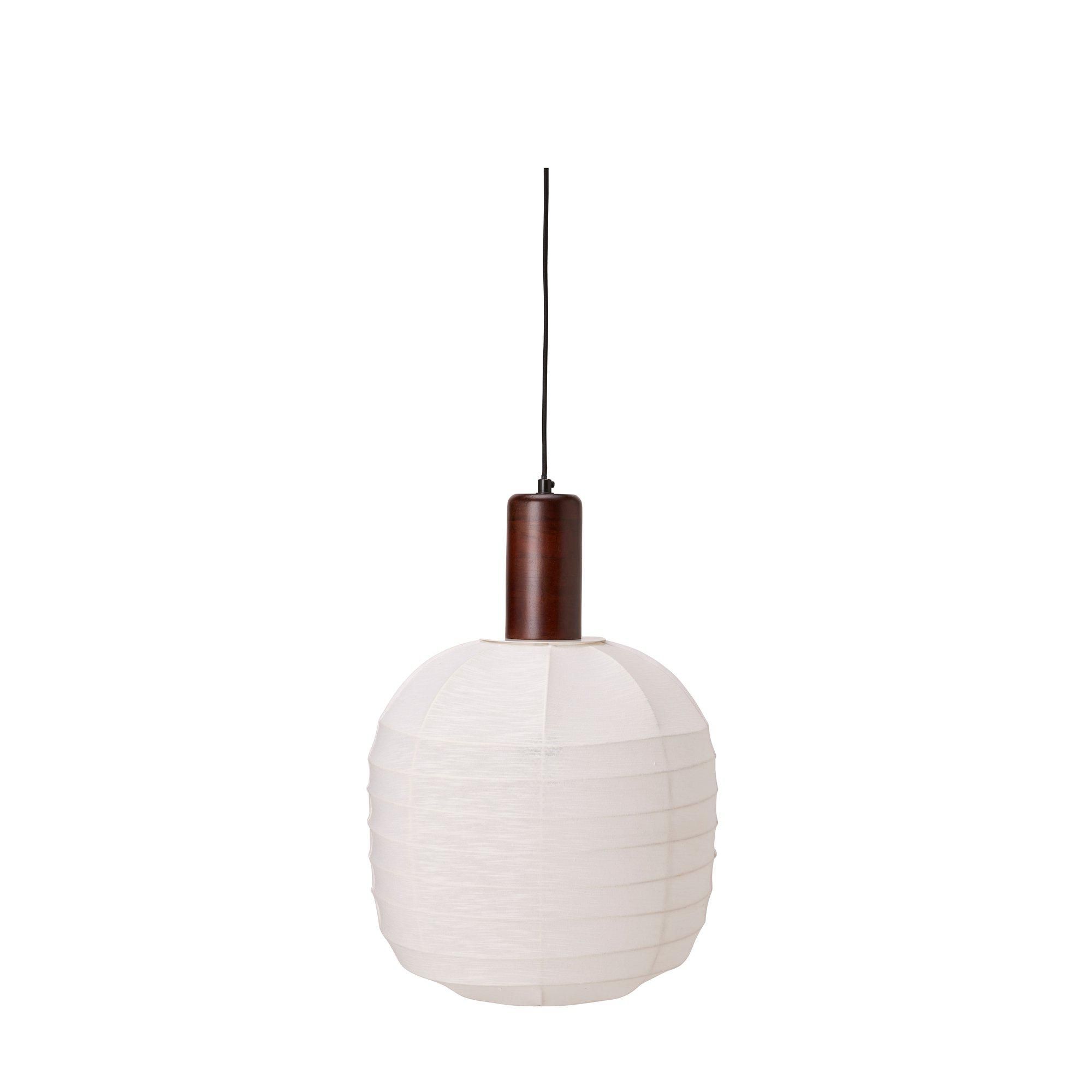 MODENA Pendant Lamp Offwhite/Brown - Offwhite/Brown - 53x35+150cm