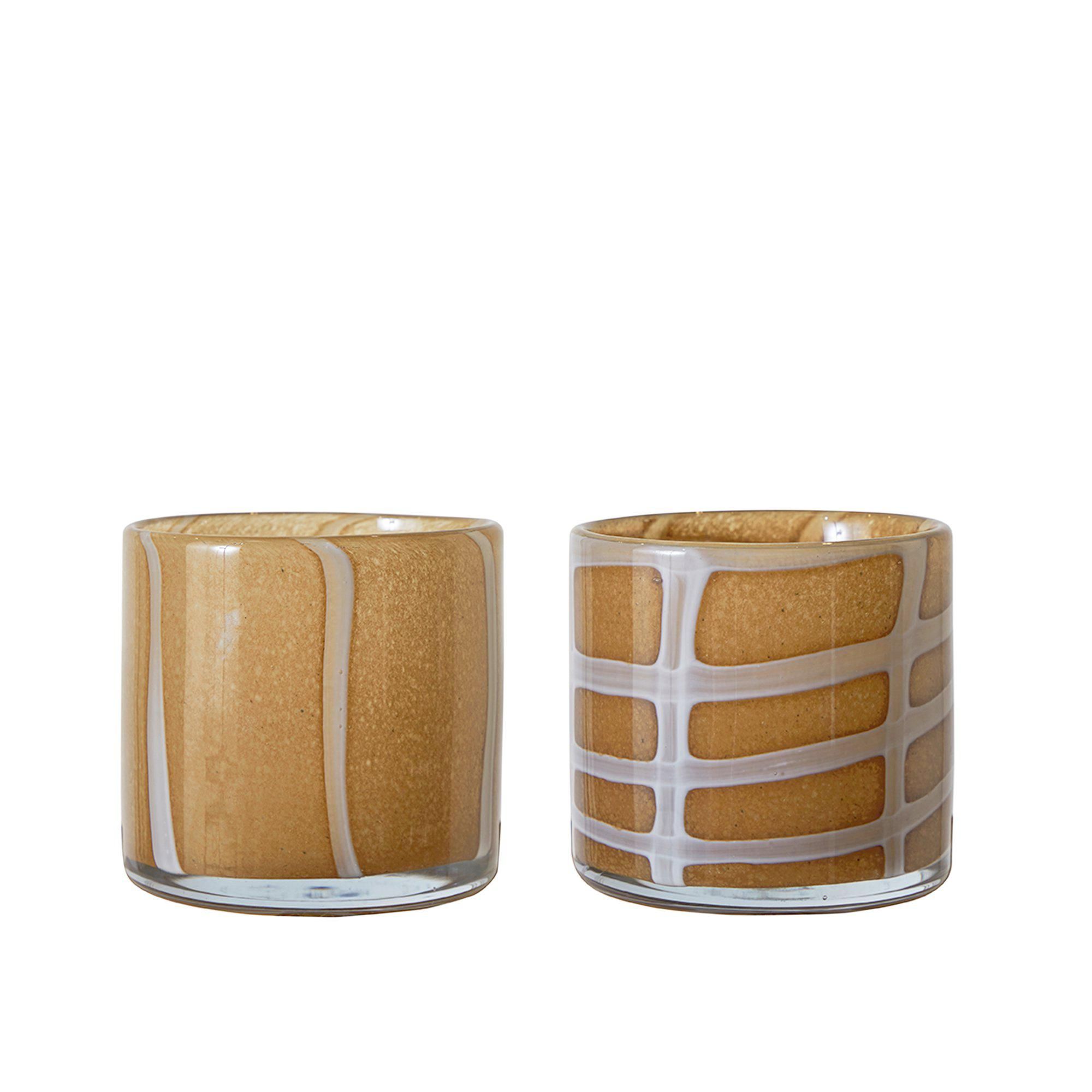 SPHERE Lantern/Pot Mix Brown - Brown - 10x10cm