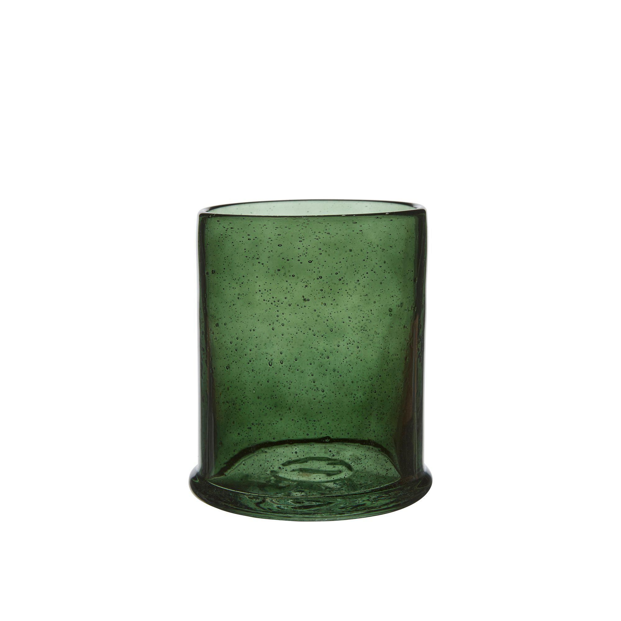 FELINE Vase/Lantern Green - Green - 12x15cm