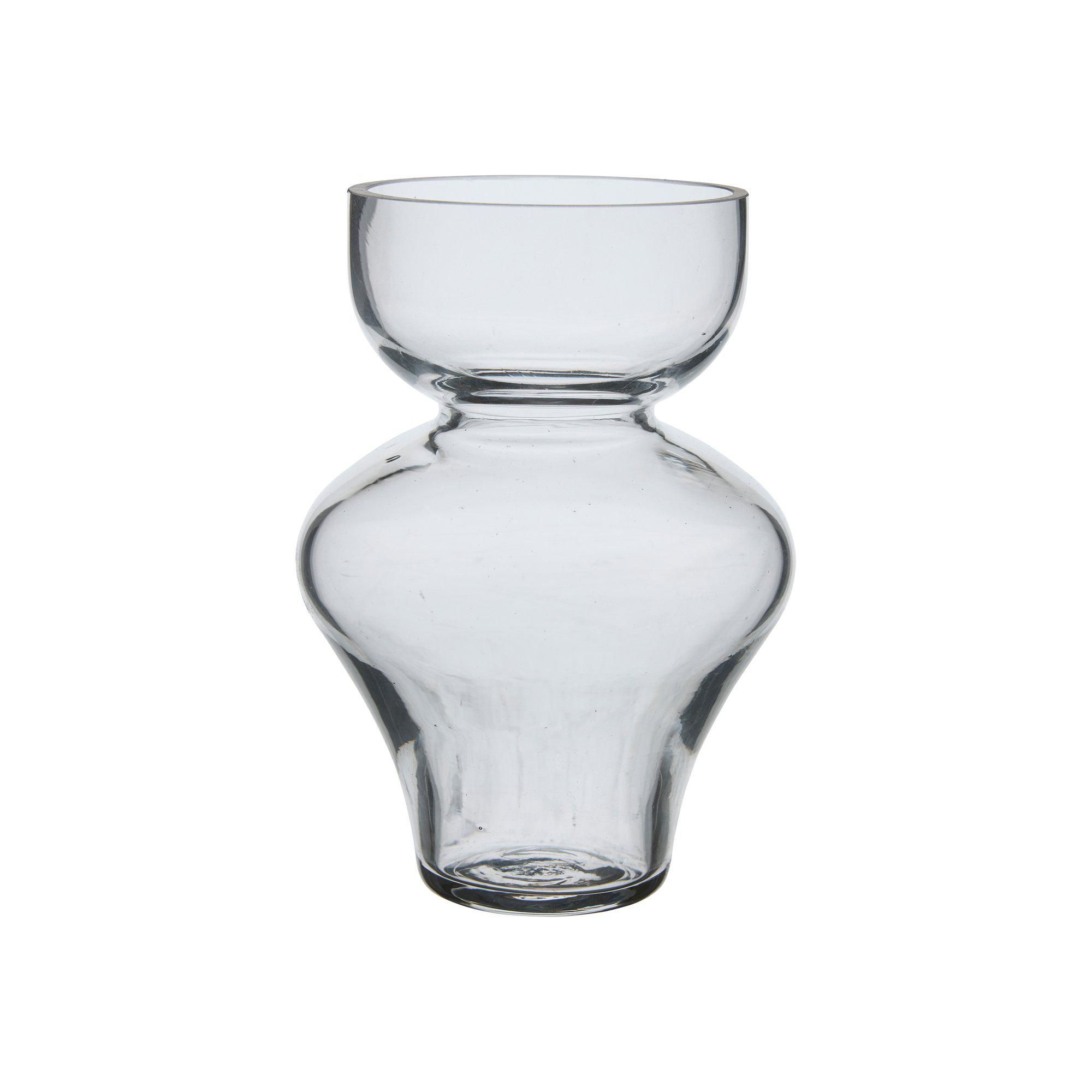 BIRGIT Bulb vase Clear - Clear - 10x14cm