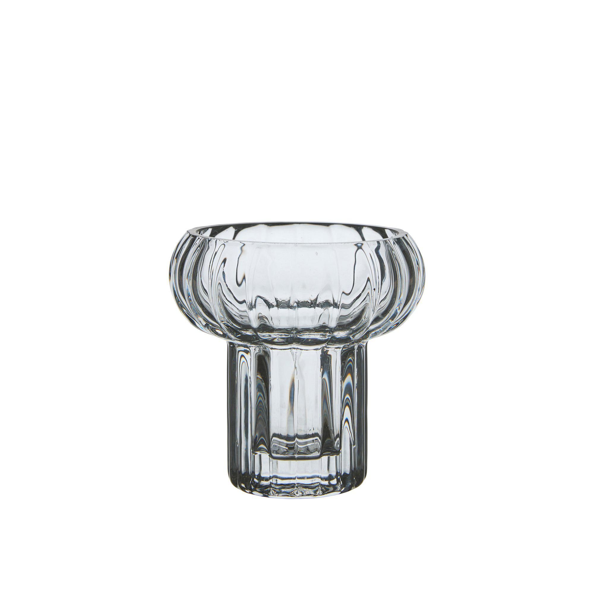 FIONA Vase/Lantern Clear - Clear - 9x9cm