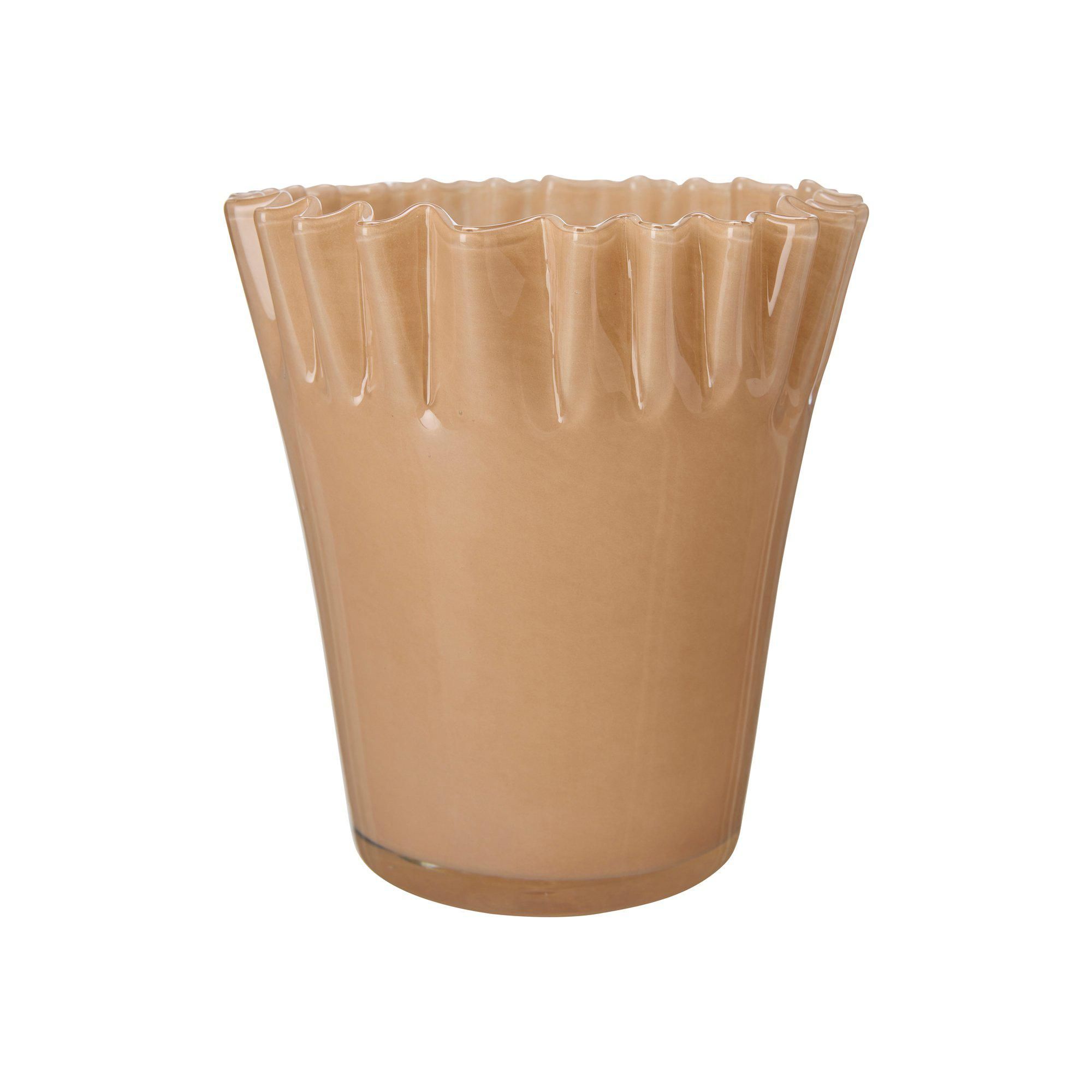 EDWINA Vas Sand - Sand - 18x19cm