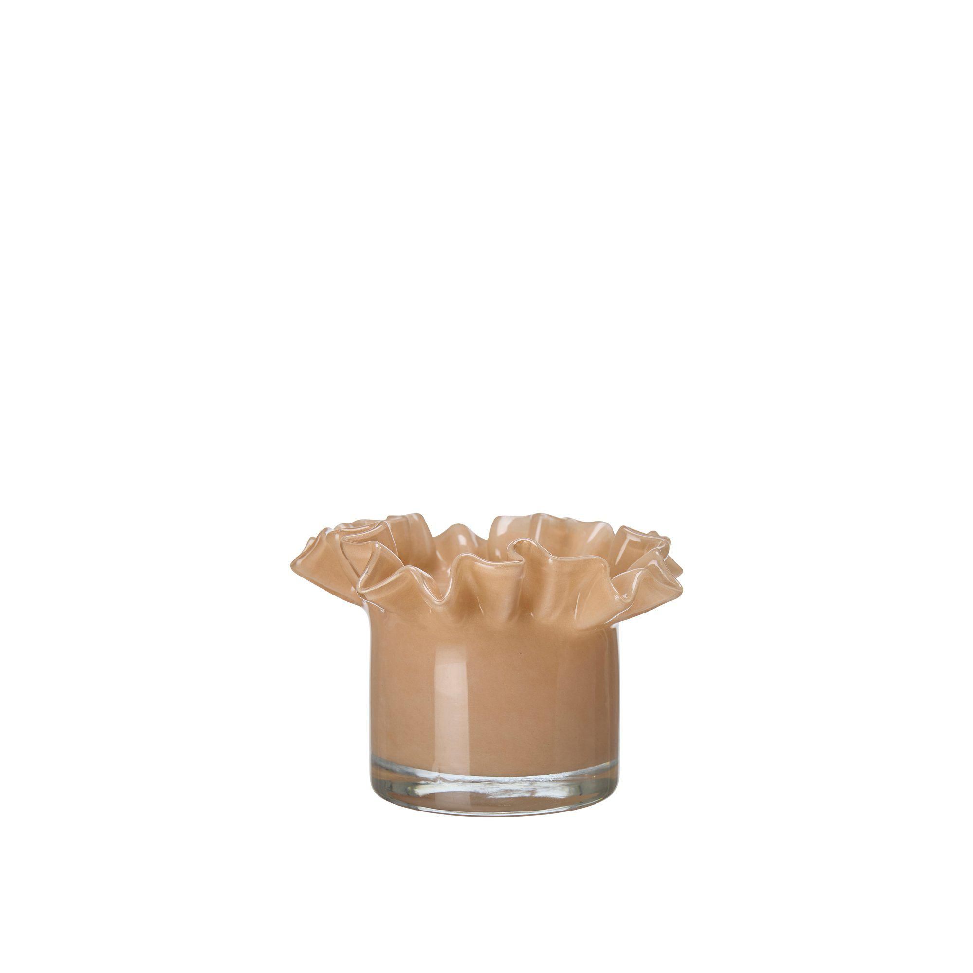 EDWINA Ljuslykta Sand - Sand - 12x8cm