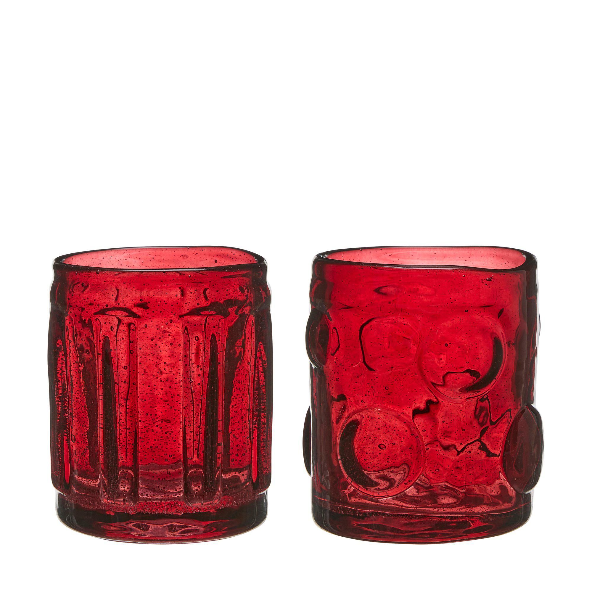 NIKKI Lantern Mix Dark red - Dark red - 9x10cm