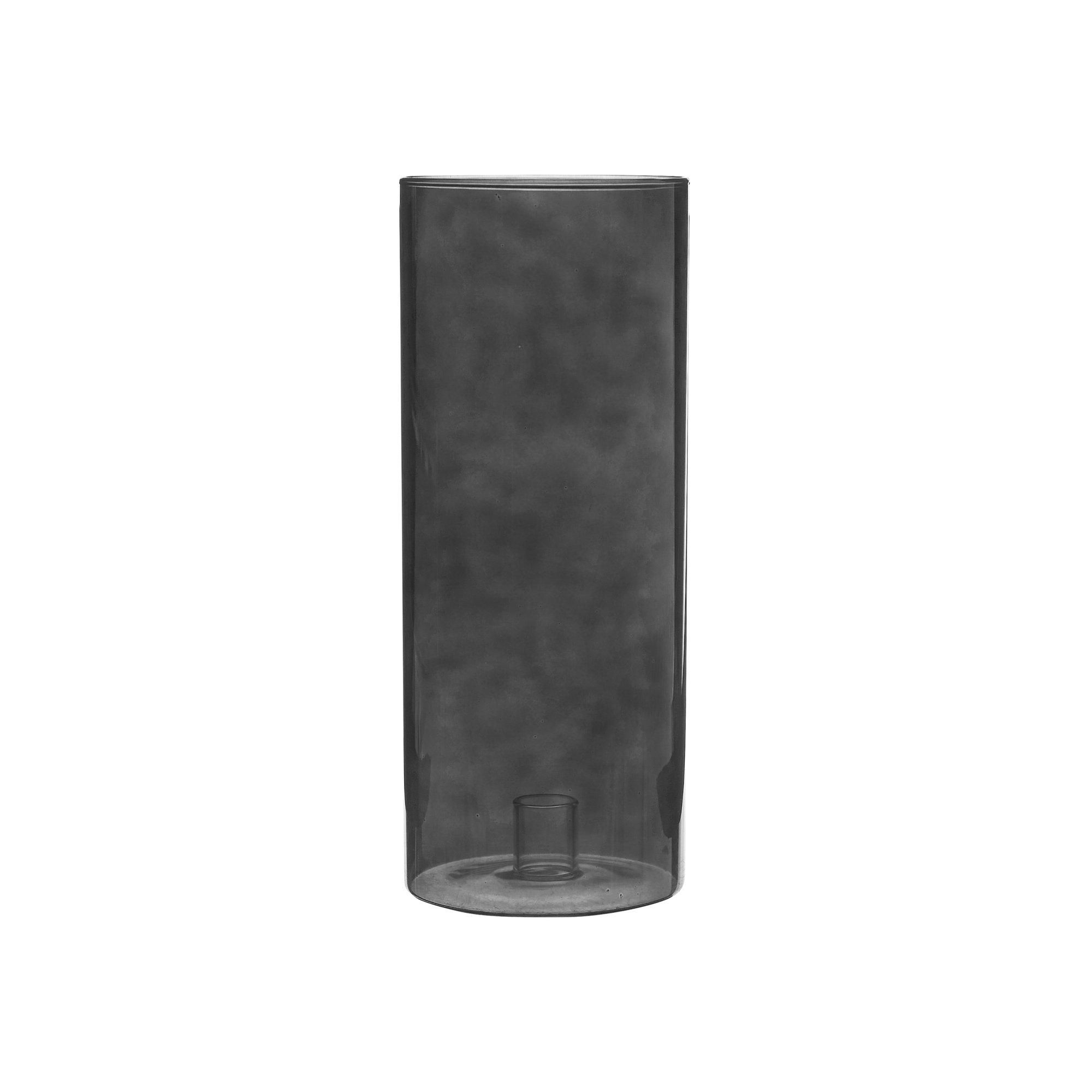 SIMPLE Candleholder Black Smoke - Black Smoke - 12x30 cm