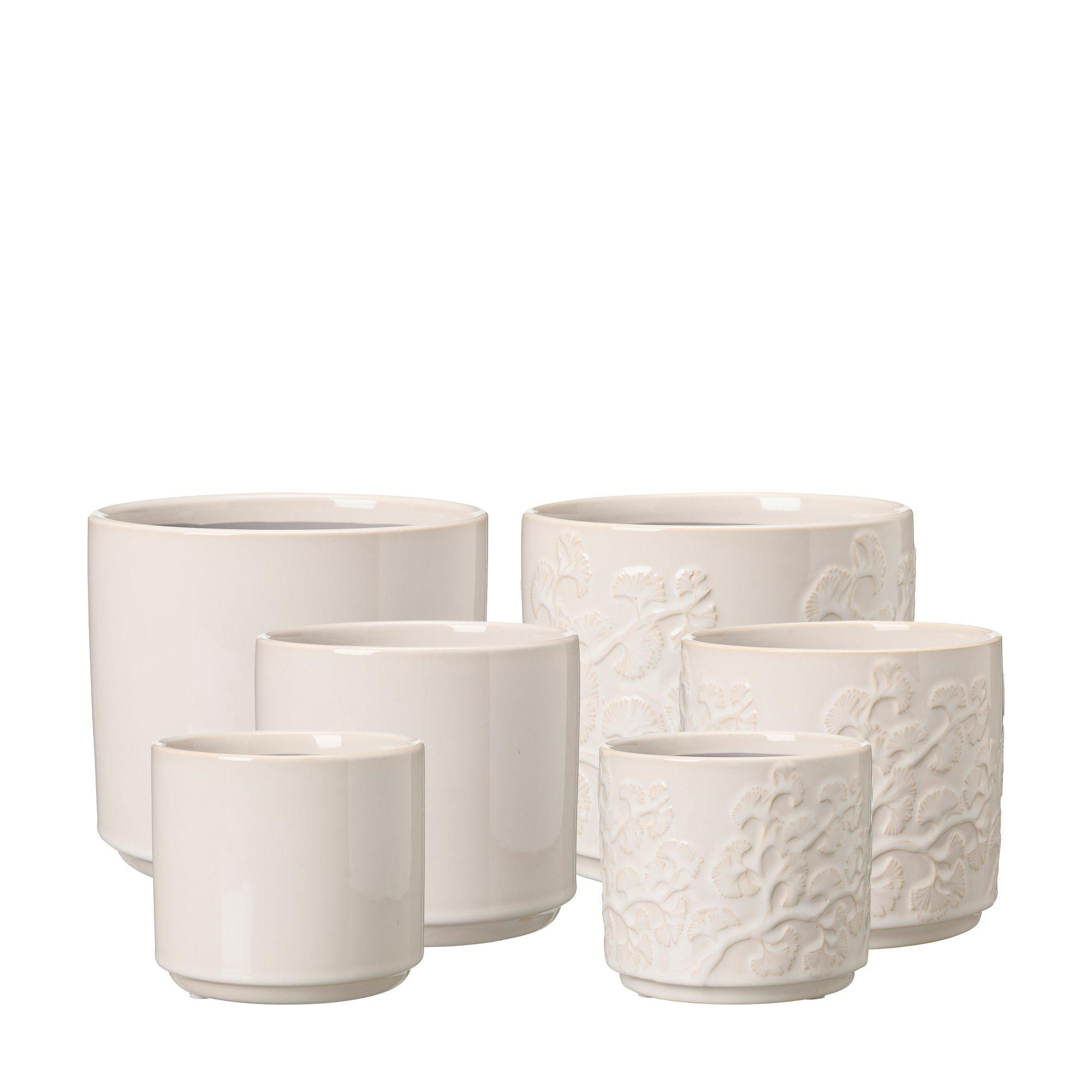 RITA Pot S/3 Mix White - White - 16x15, 14x12, 12x10