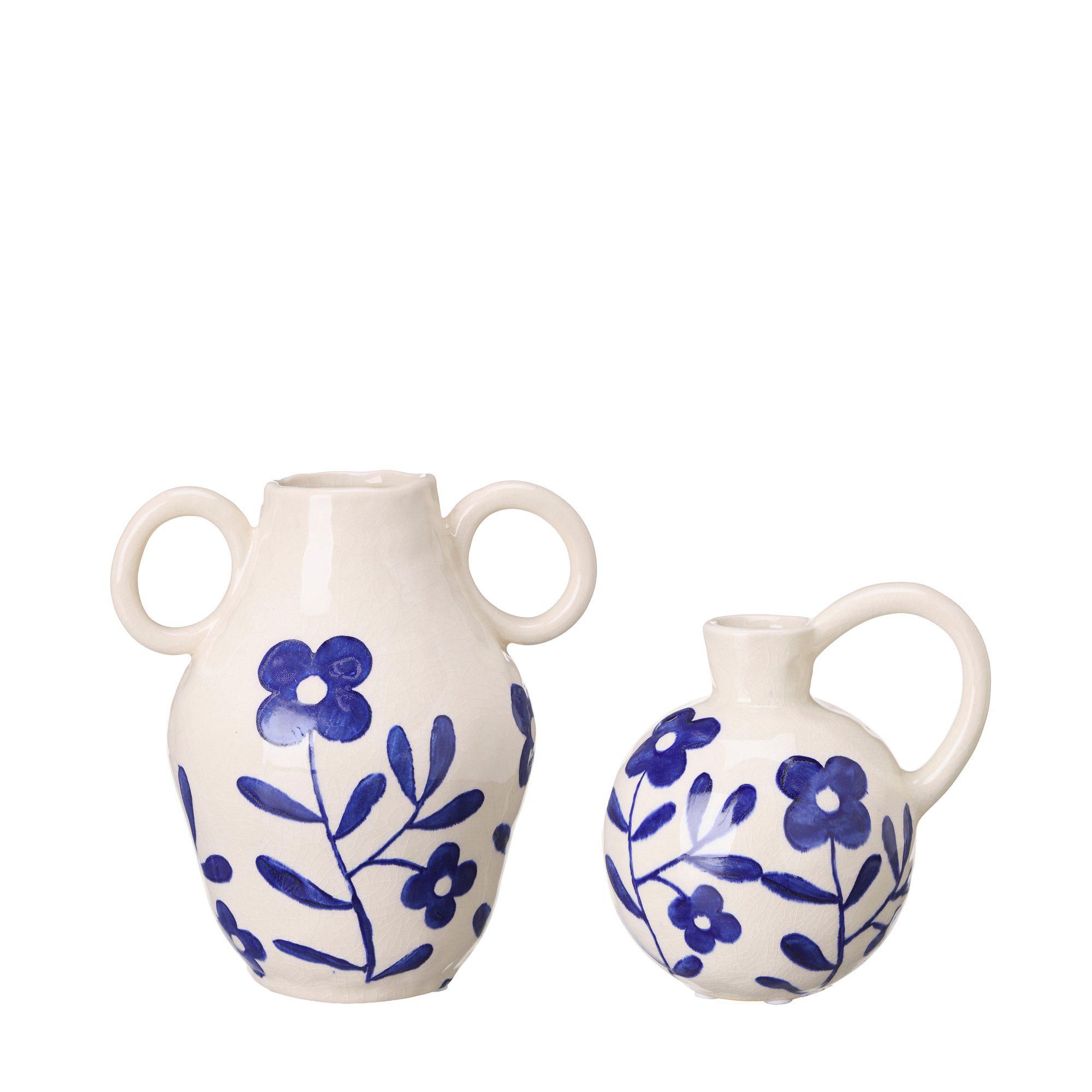 GRETA Vas 2/S Vit/Blå - Vit/Blå - 19x14x20 16x12x20cm
