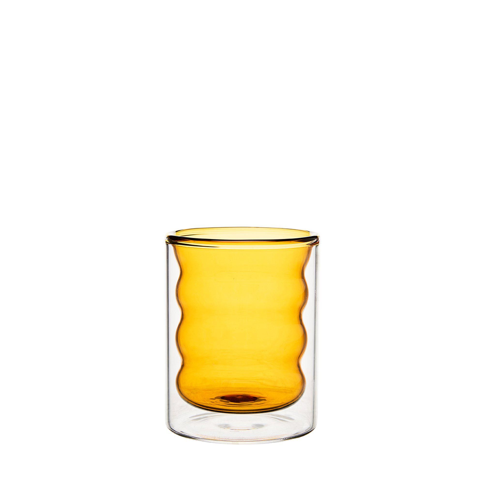 IDA Tumbler Clear/Yellow - Clear/Yellow - 7x9cm
