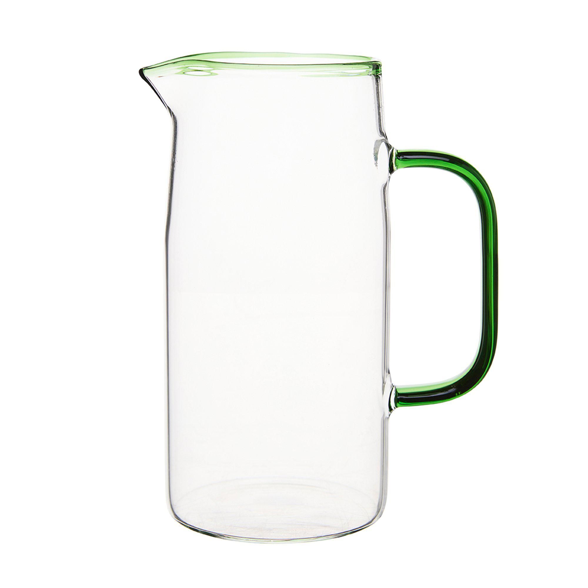 IDA Decanter Clear/Green - Clear/Green - 9x18cm