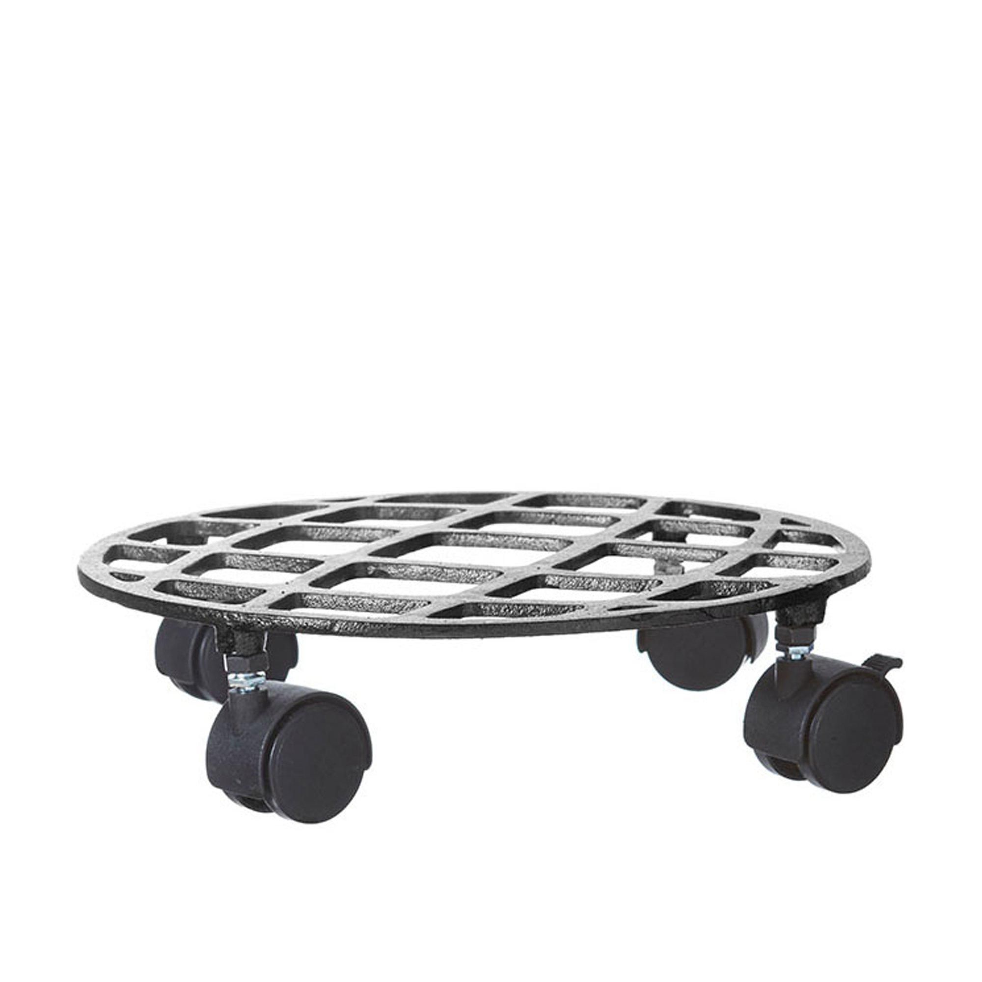 GABRIELLA Pot Cart Black - Black - 40x7cm