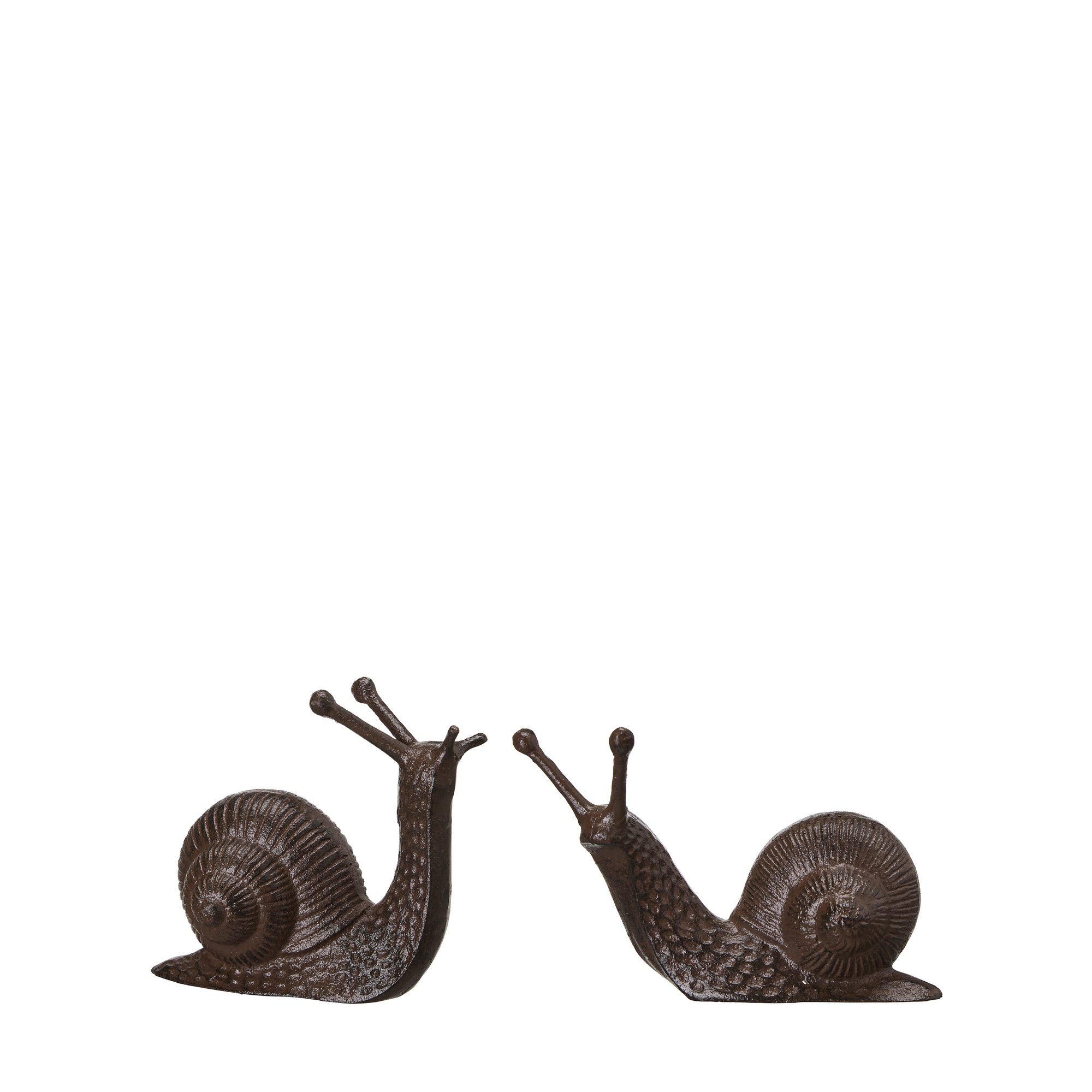 SNAIL Dekoration 2/S Brun - Brun - 18x6x11 15x6x13 cm