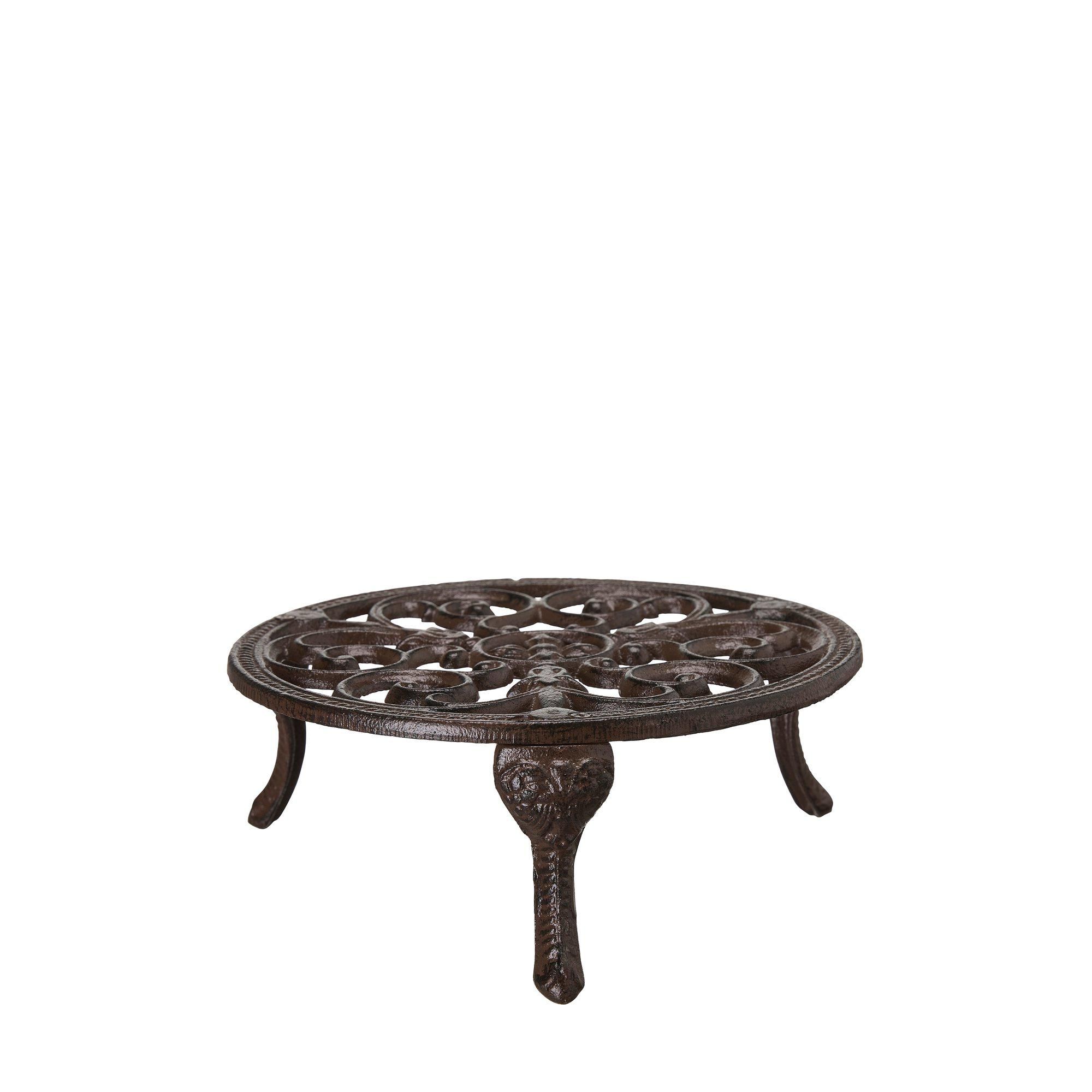 KIRA Pot Stand Brown - Brown - 27x11 cm