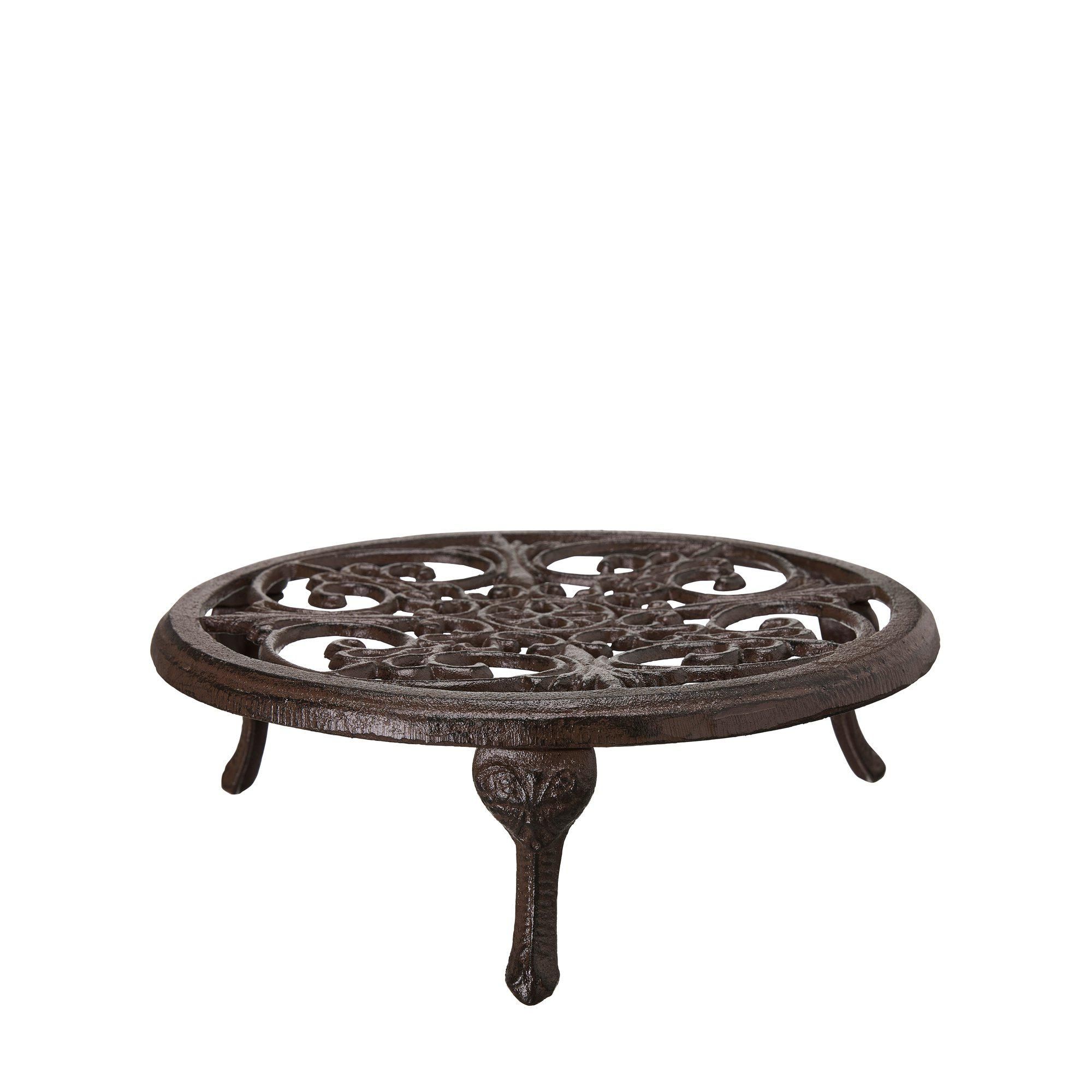 KIRA Pot Stand Brown - Brown - 34x12 cm