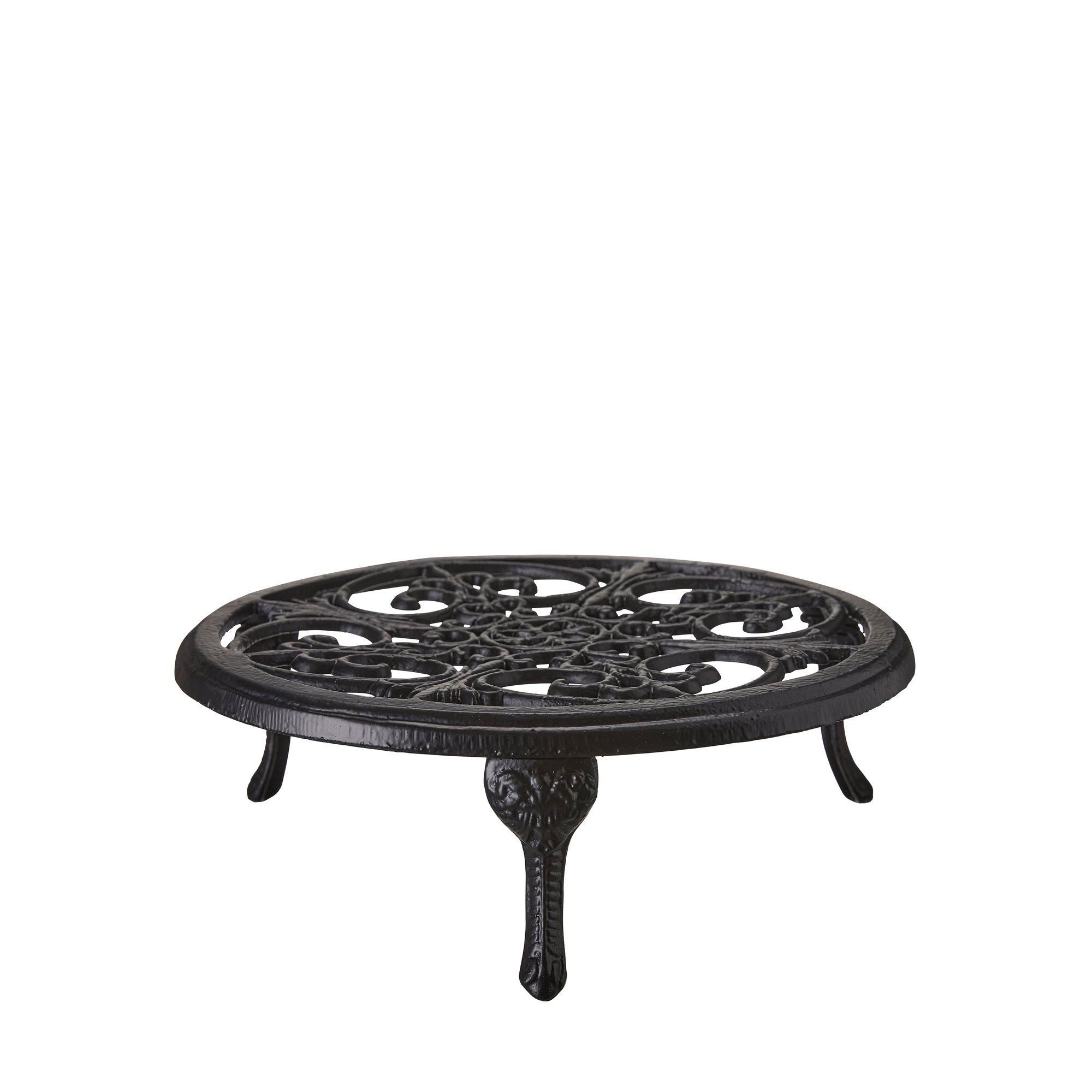 KIRA Pot Stand Black - Black - 34x12 cm