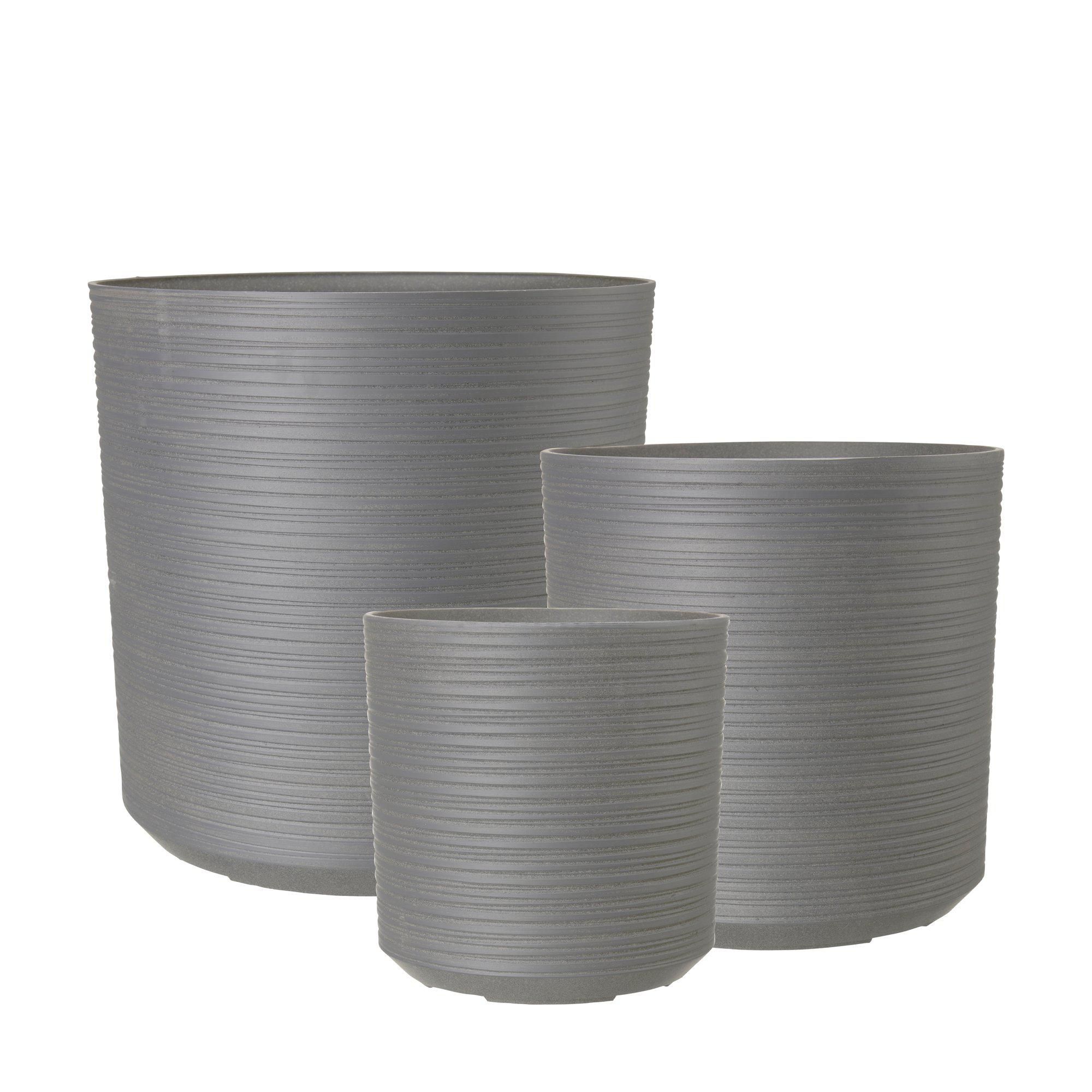 LEONA Kruka 3/S Brunmelerad - Brunmelerad - 43x43 35x35 28x28cm