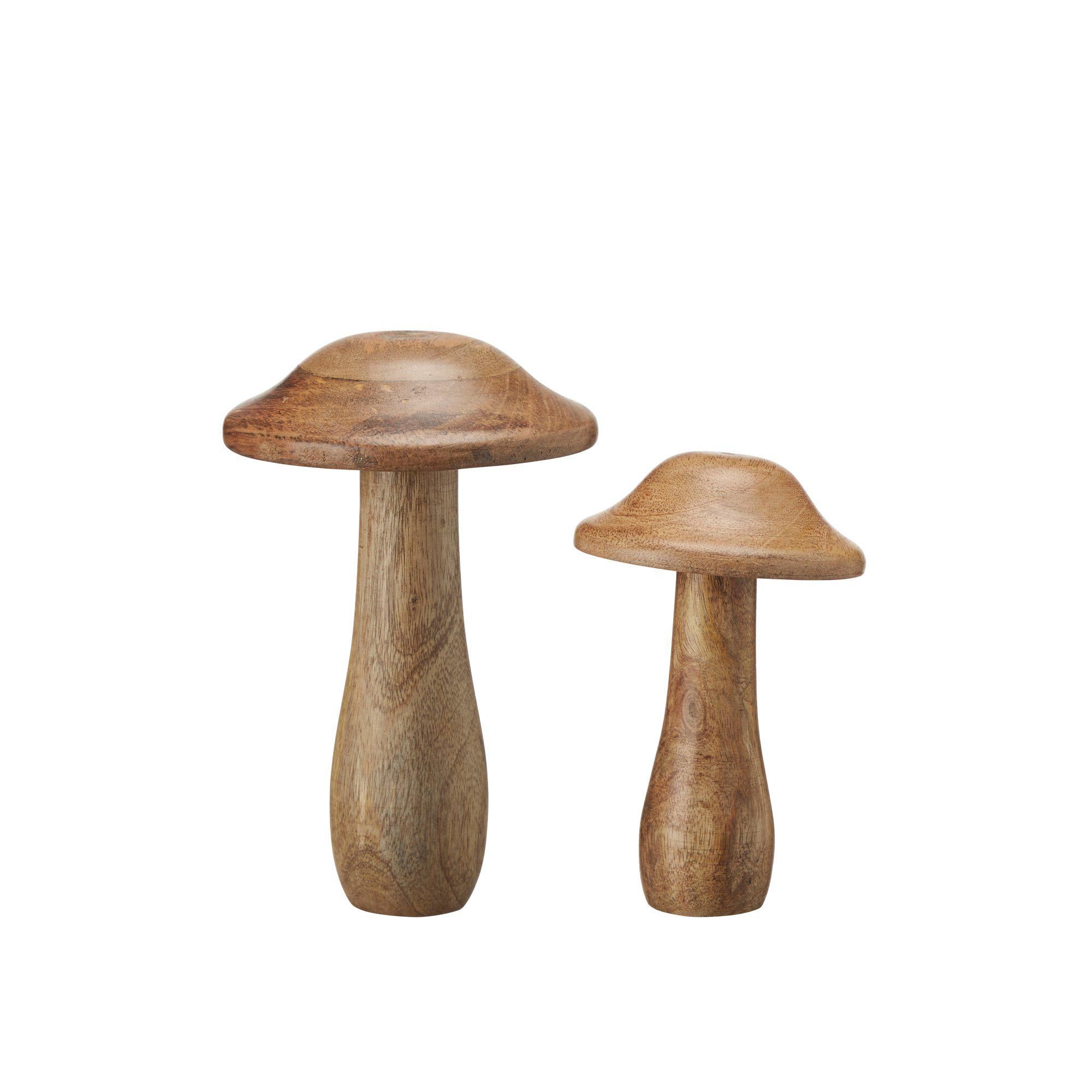 PREMA Mushroom S/2 Natural - Natural - 13x20 10x16cm