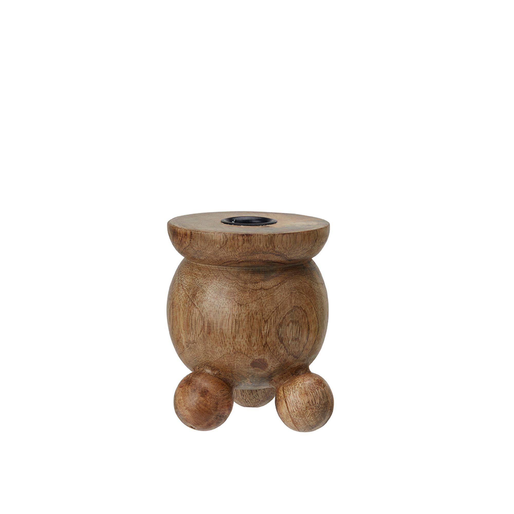 ANYA Candle Holder Natural - Natural - 10x11cm