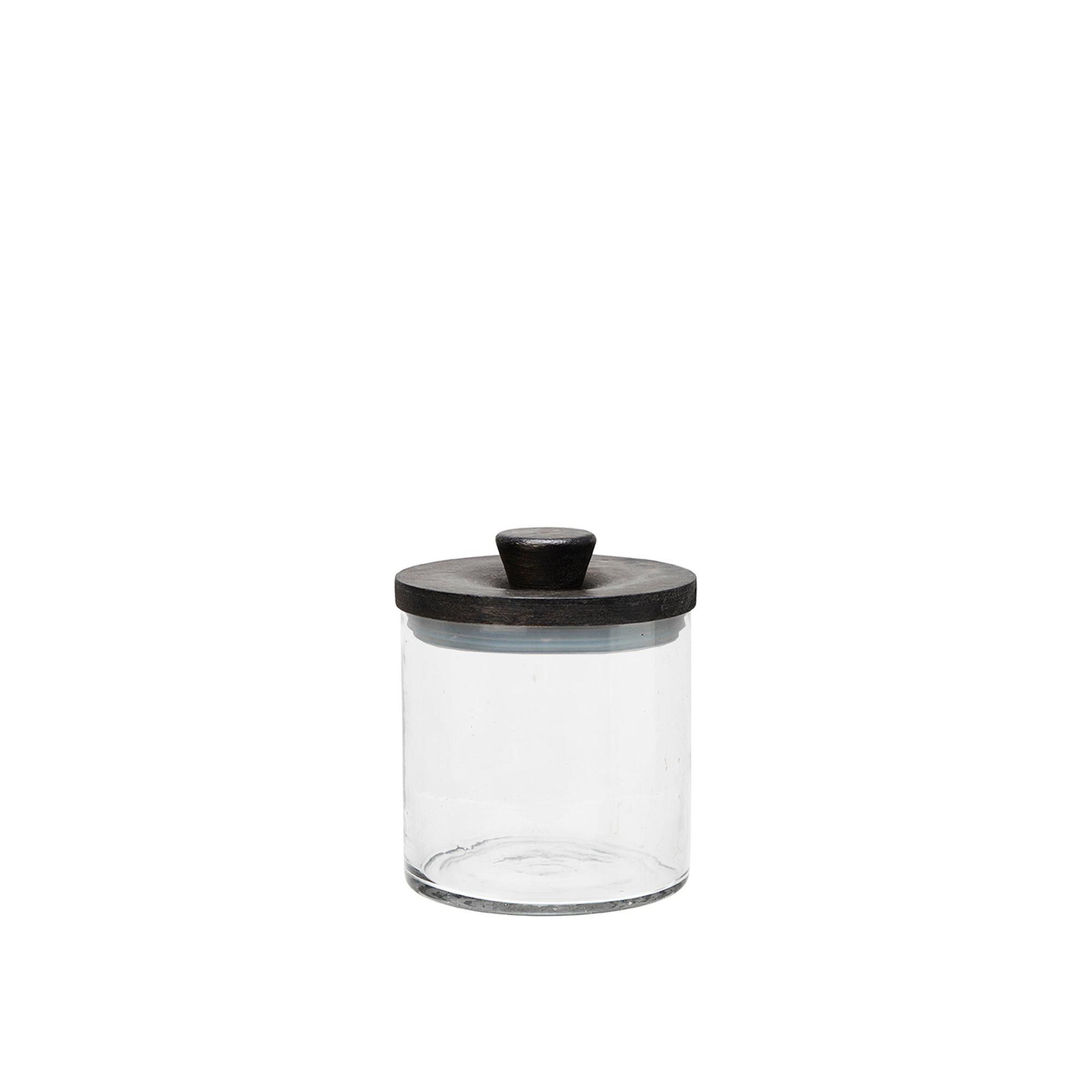 SACHI Jar Black Melange - Black Melange - 10x11cm
