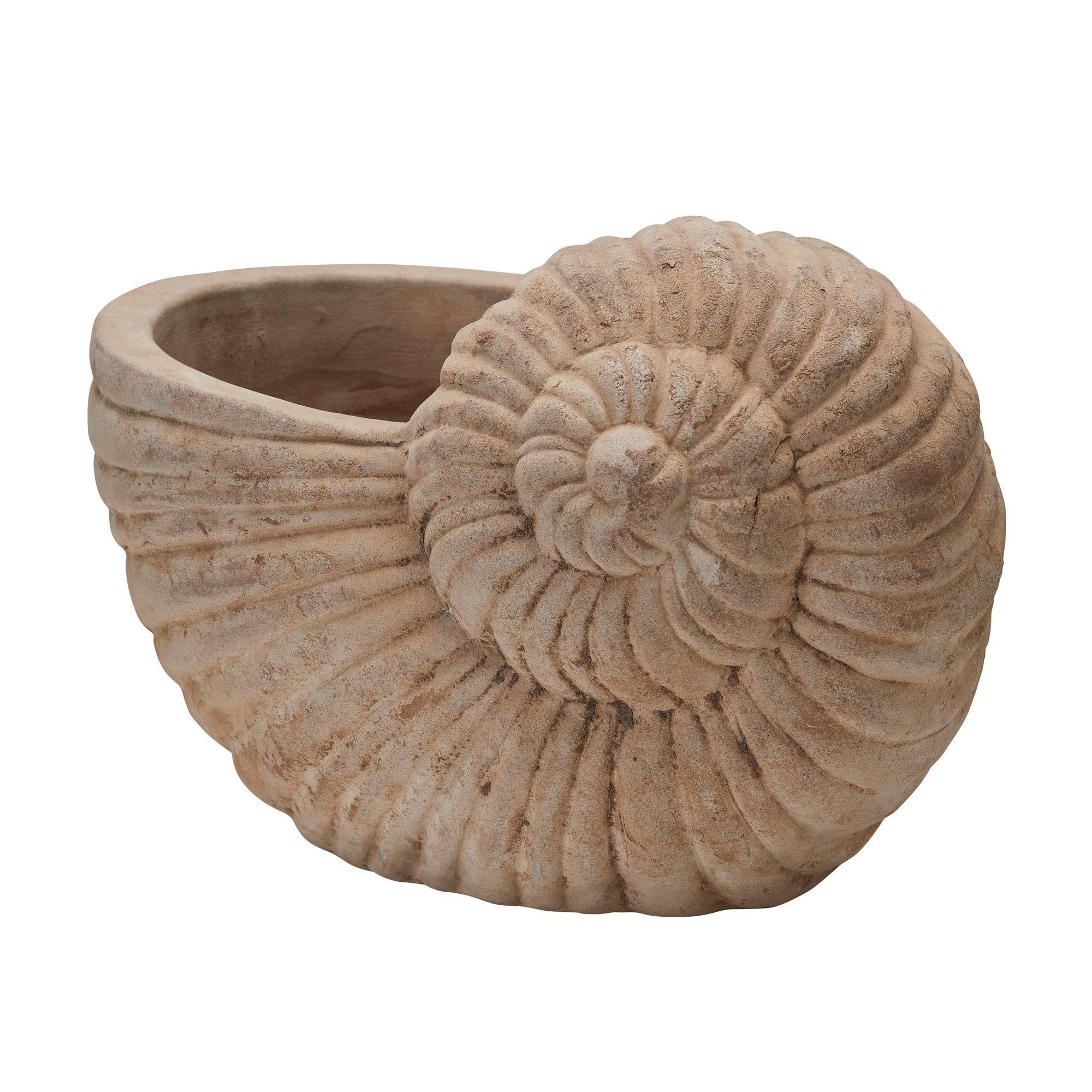 SHELL Pot Antique Terracotta - Antique Terracotta - 43x30cm