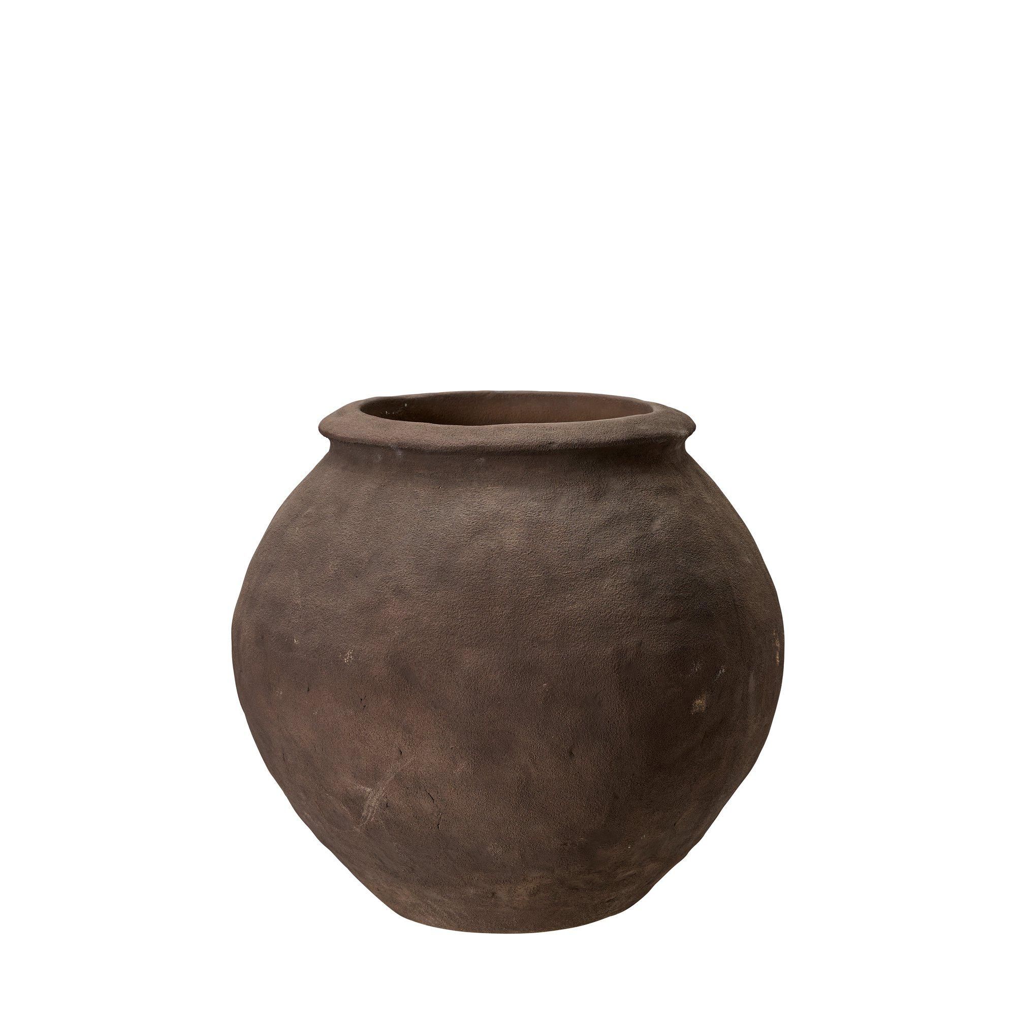 VIVIAN Urn Brown - Brown - 41x38cm