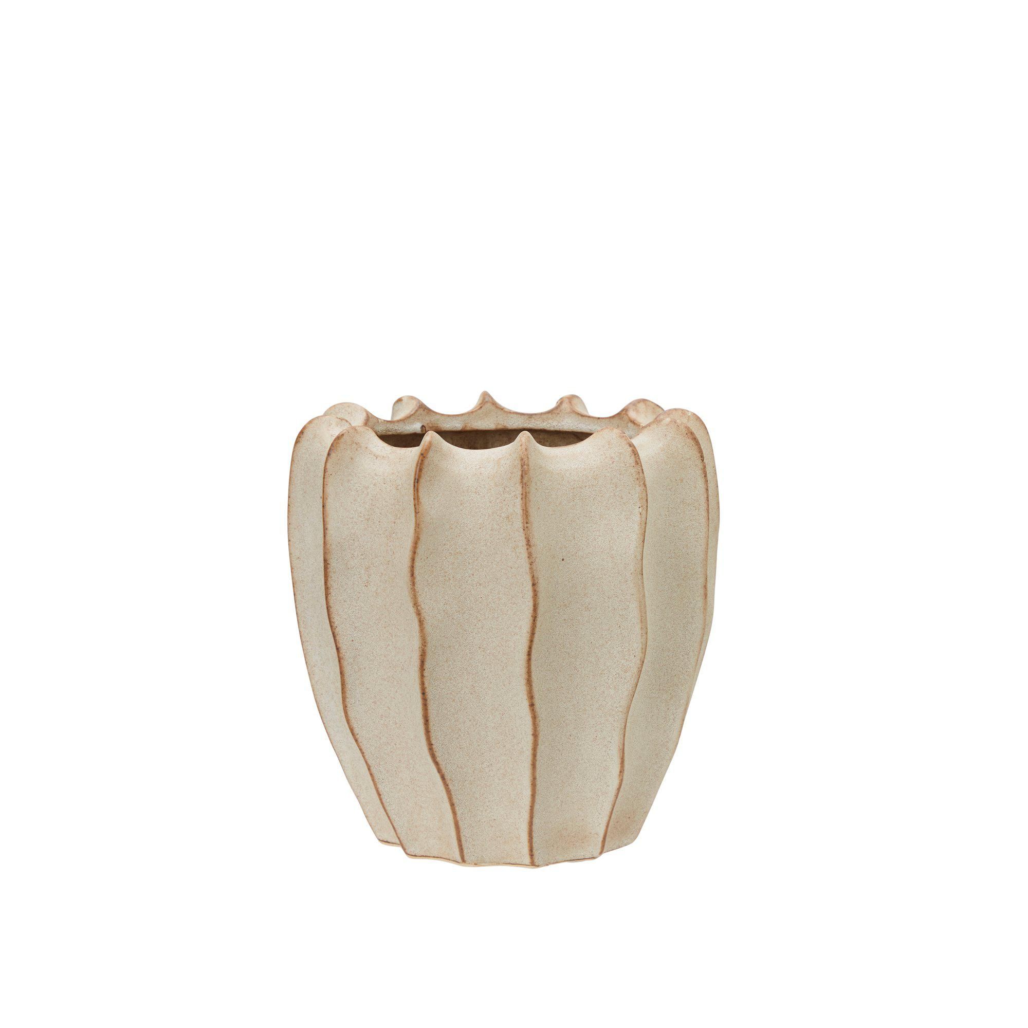 CALISTA Pot Beige Melange - Beige Melange - 18x18cm