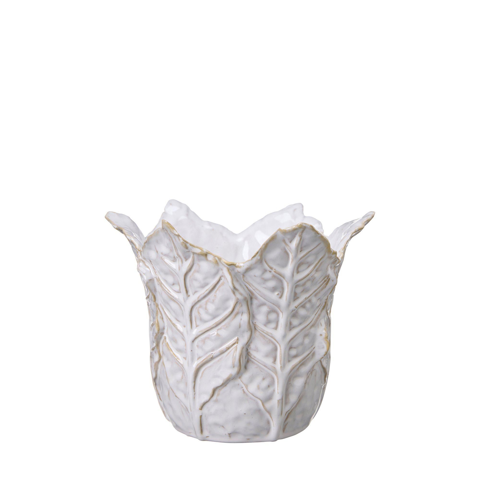 MARIA Kruka Vit - Vit - 24x19cm