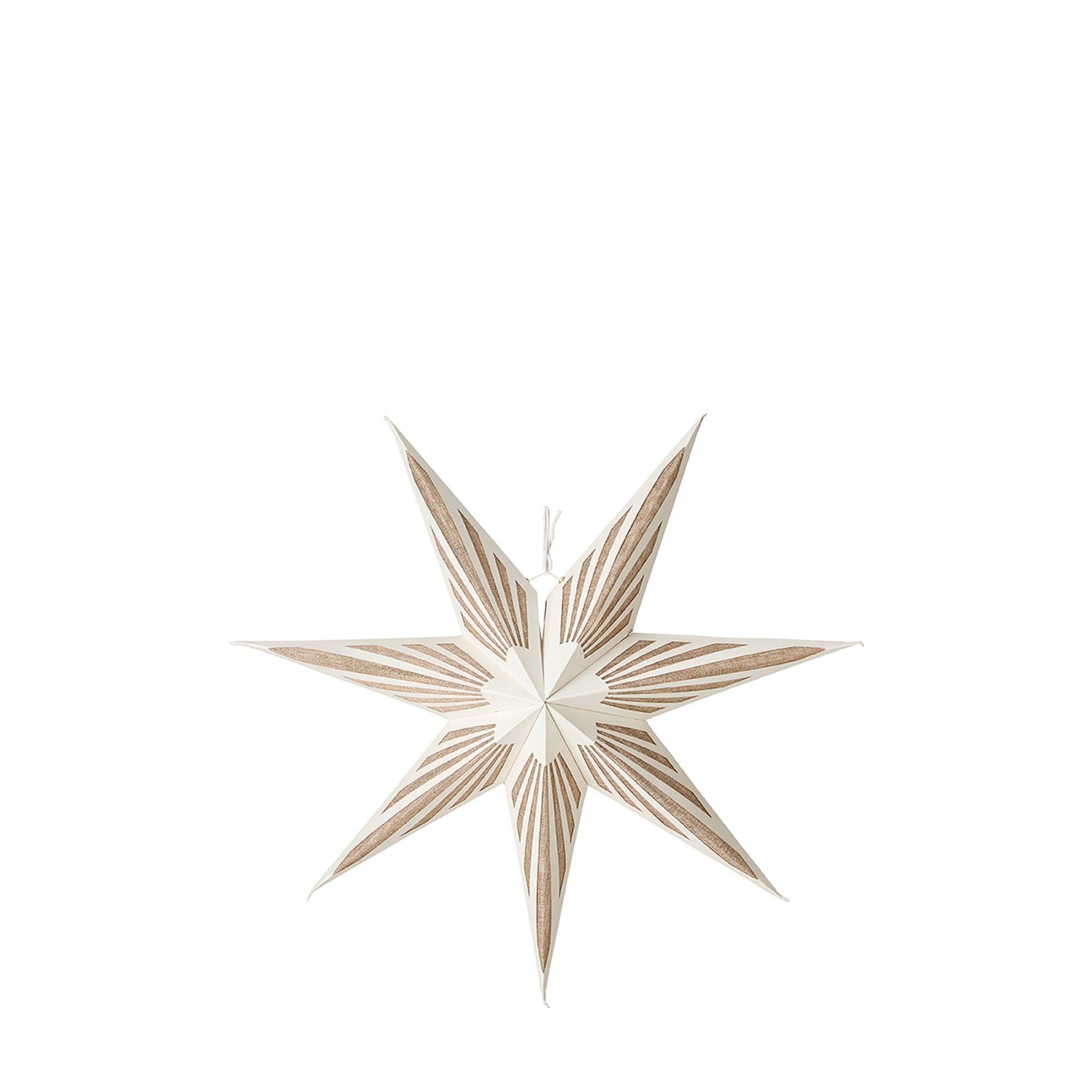 RAY Star w. Cord White/Linen - White/Linen - 74 cm