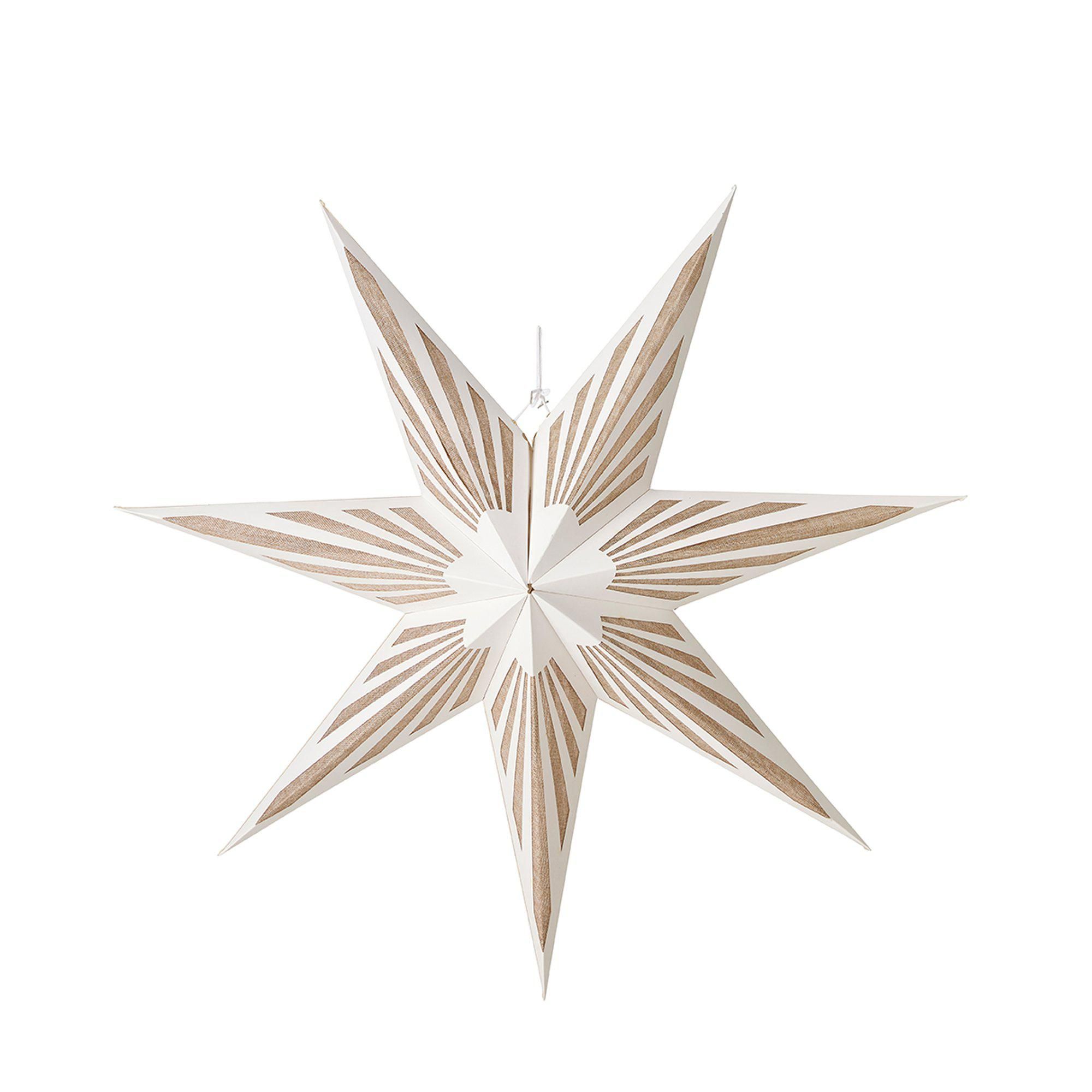 RAY Star w. Cord White/Linen - White/Linen - 100 cm