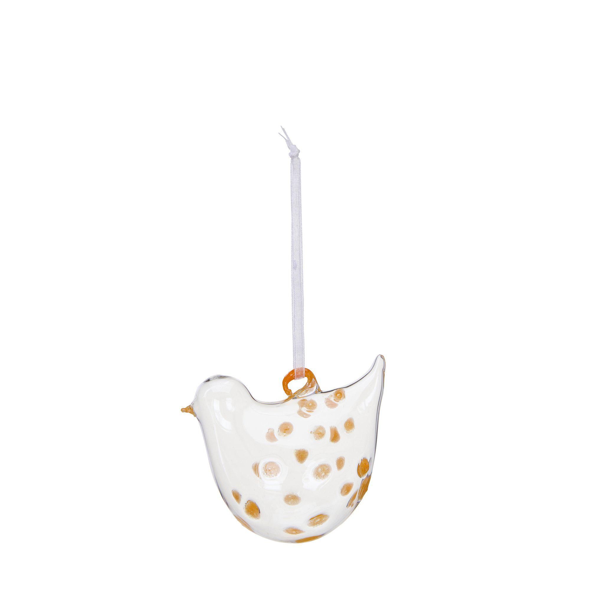 DOTTIE Hen Deco Yellow - Yellow - 4x7x6cm