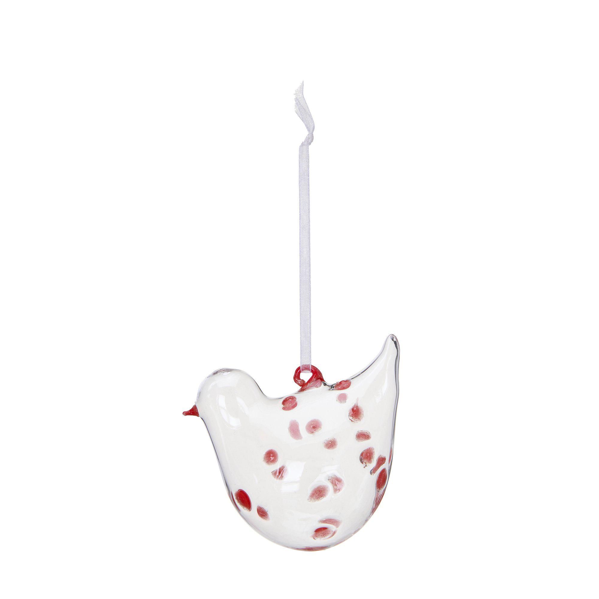 DOTTIE Höna Hänge Röd - Röd - 4x7x6cm