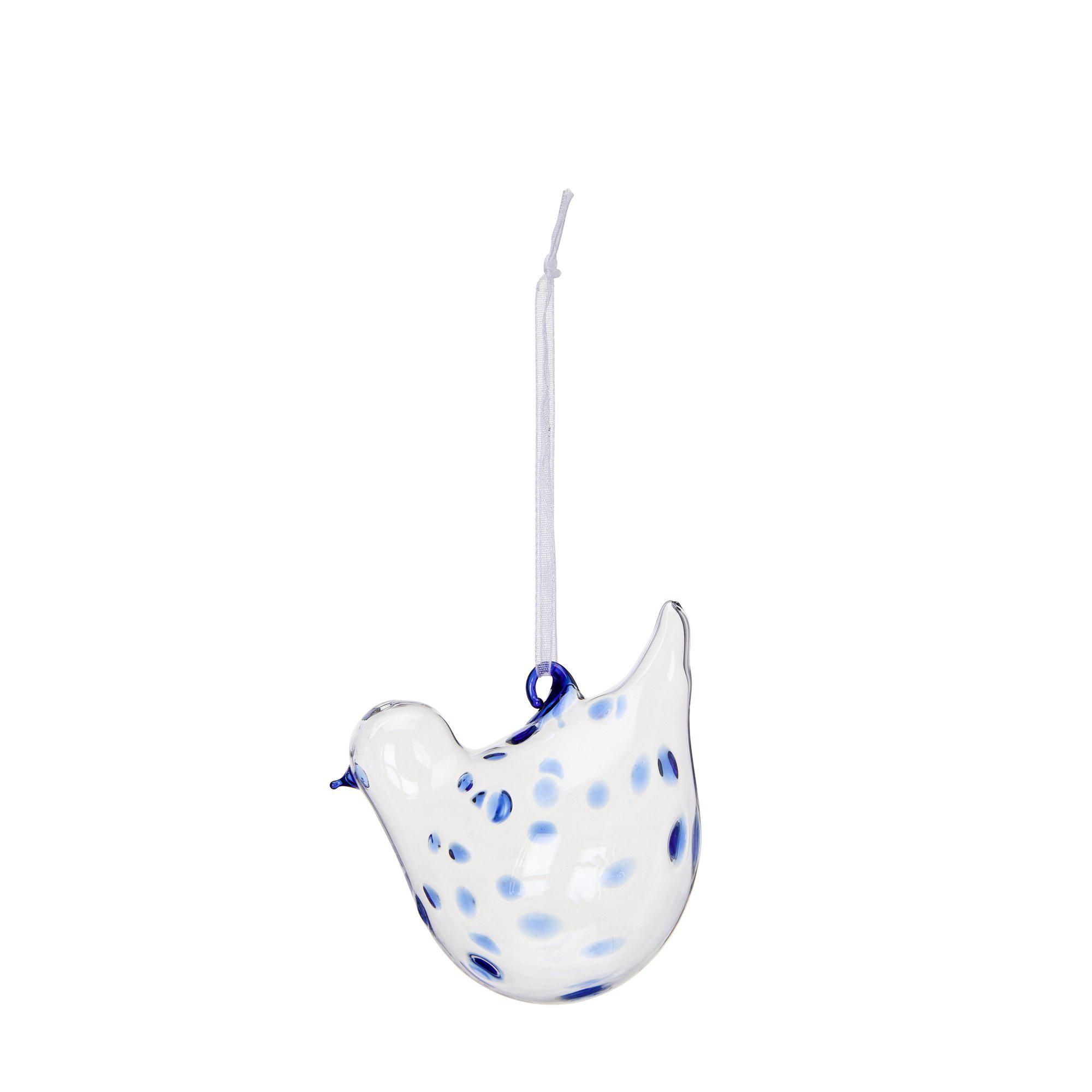 DOTTIE Hen Deco Blue - Blue - 4x7x6cm