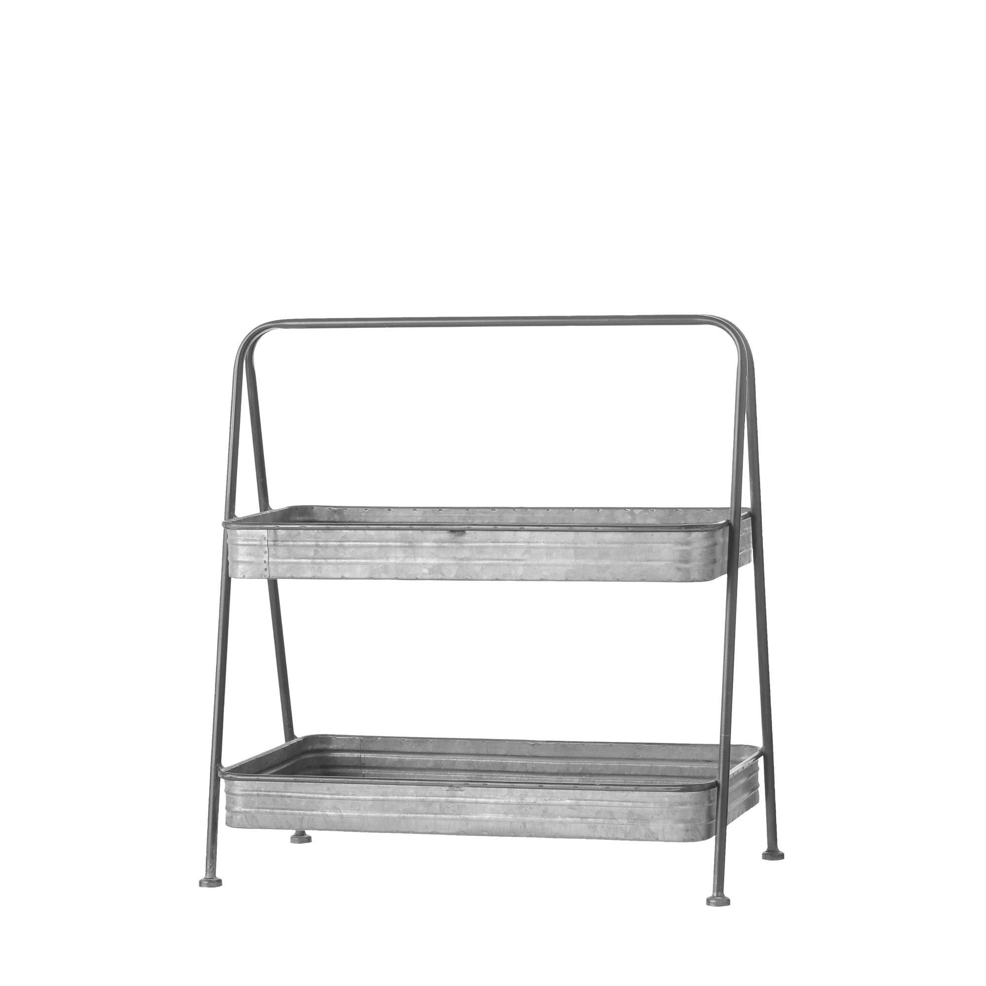 PENNY Shelf Grey Zinc - Grey Zinc - 49x26x50cm