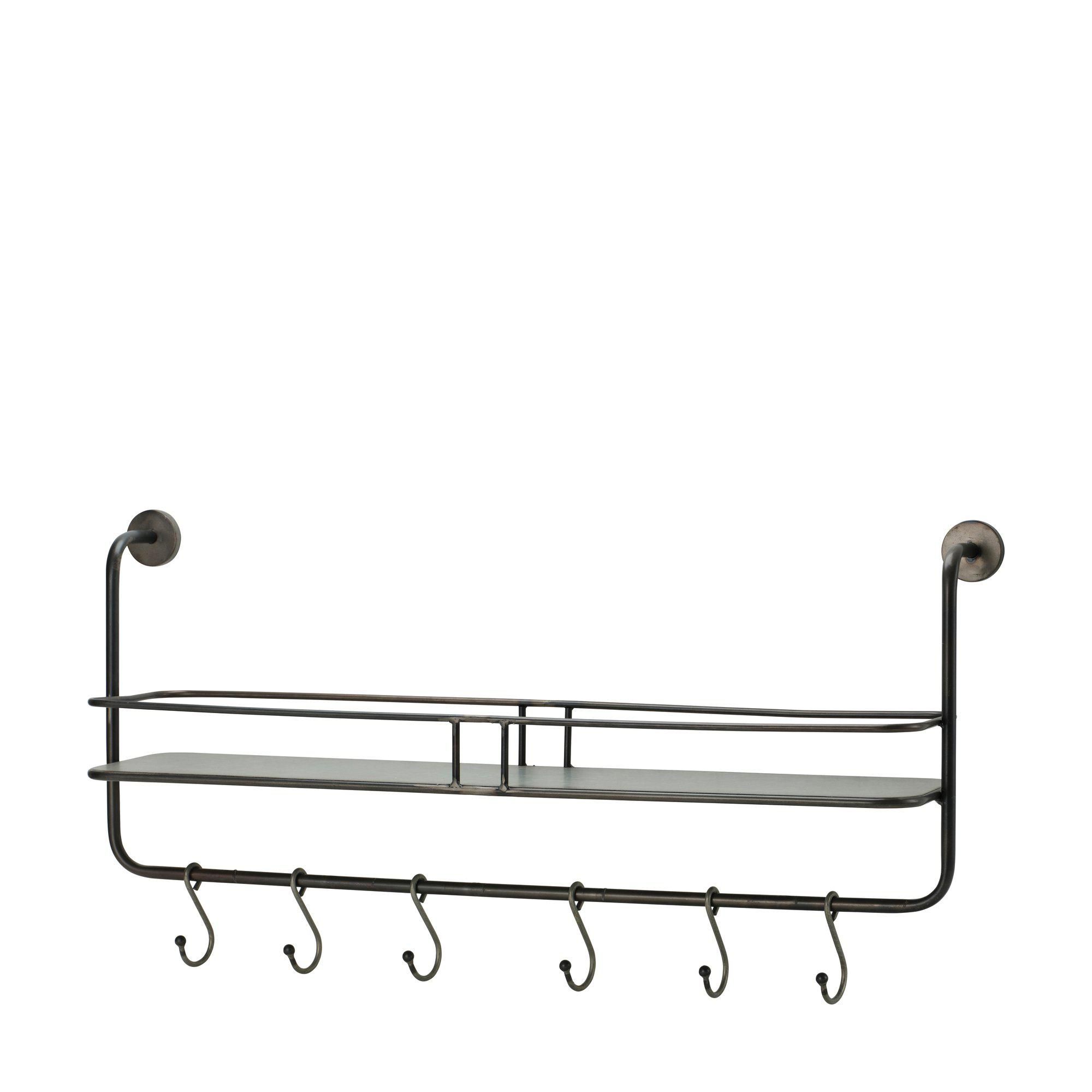 PENNY Wall Shelf Grey Zinc - Grey Zinc - 79x16x32cm