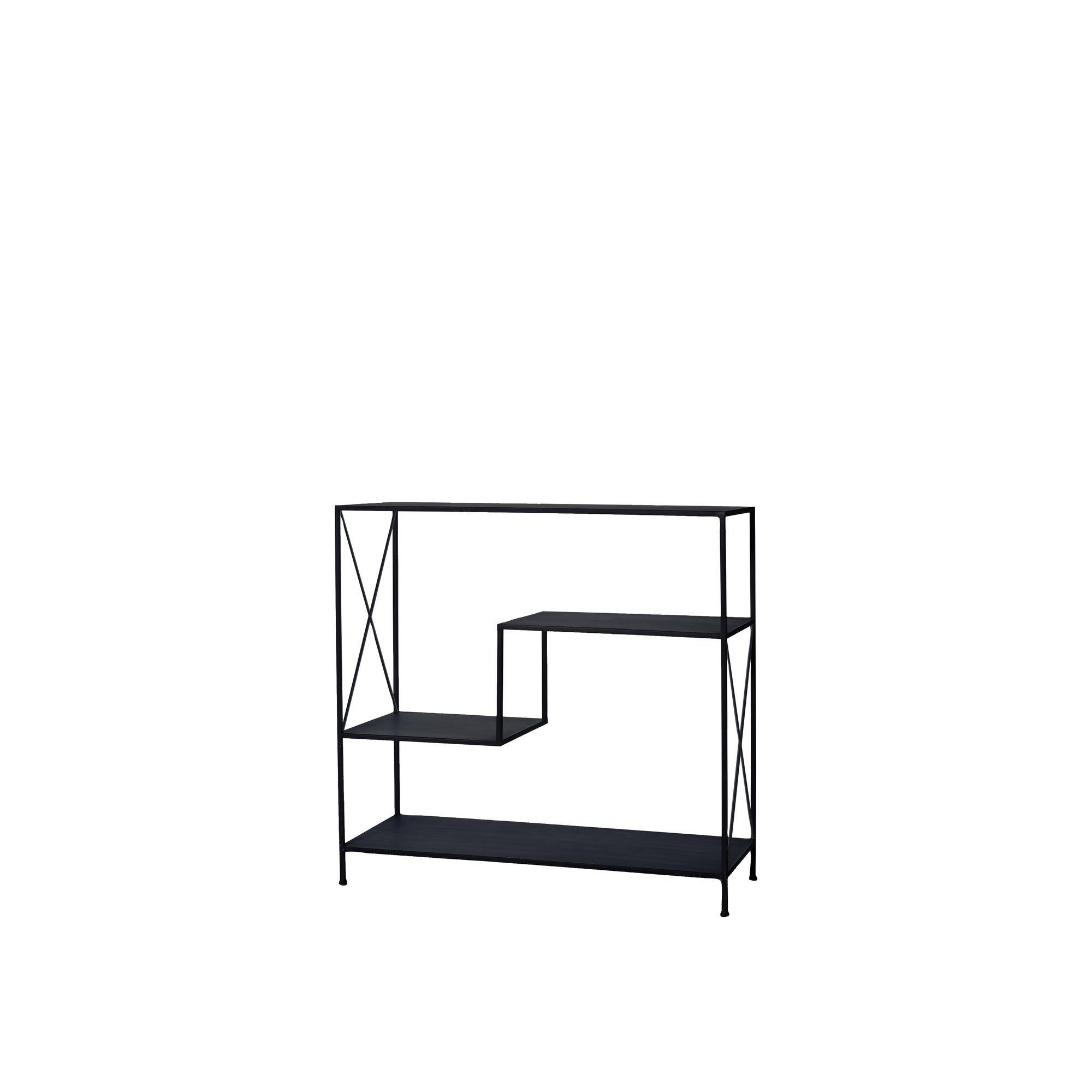 ANNIKA Shelf Black - Black - 101x35x96cm