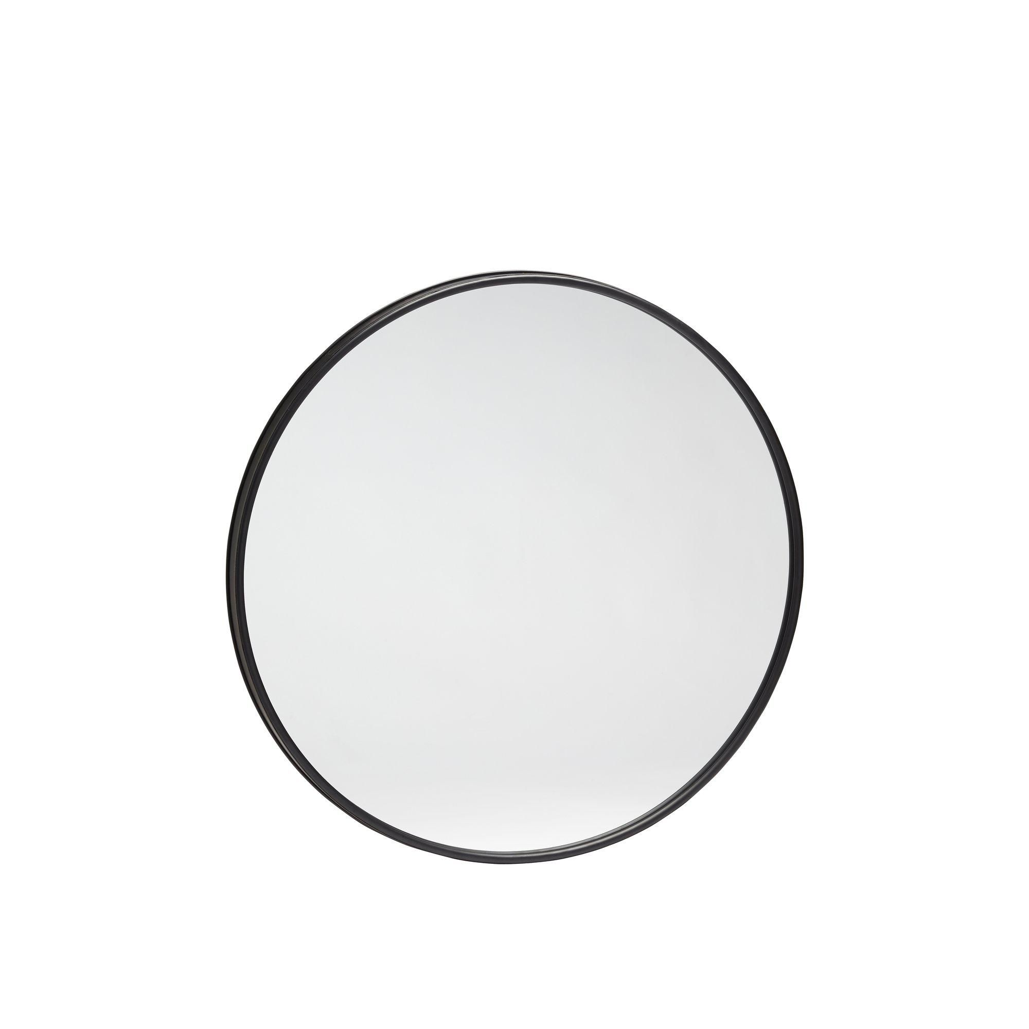PISA Round Mirror Black - Black - 80x4cm