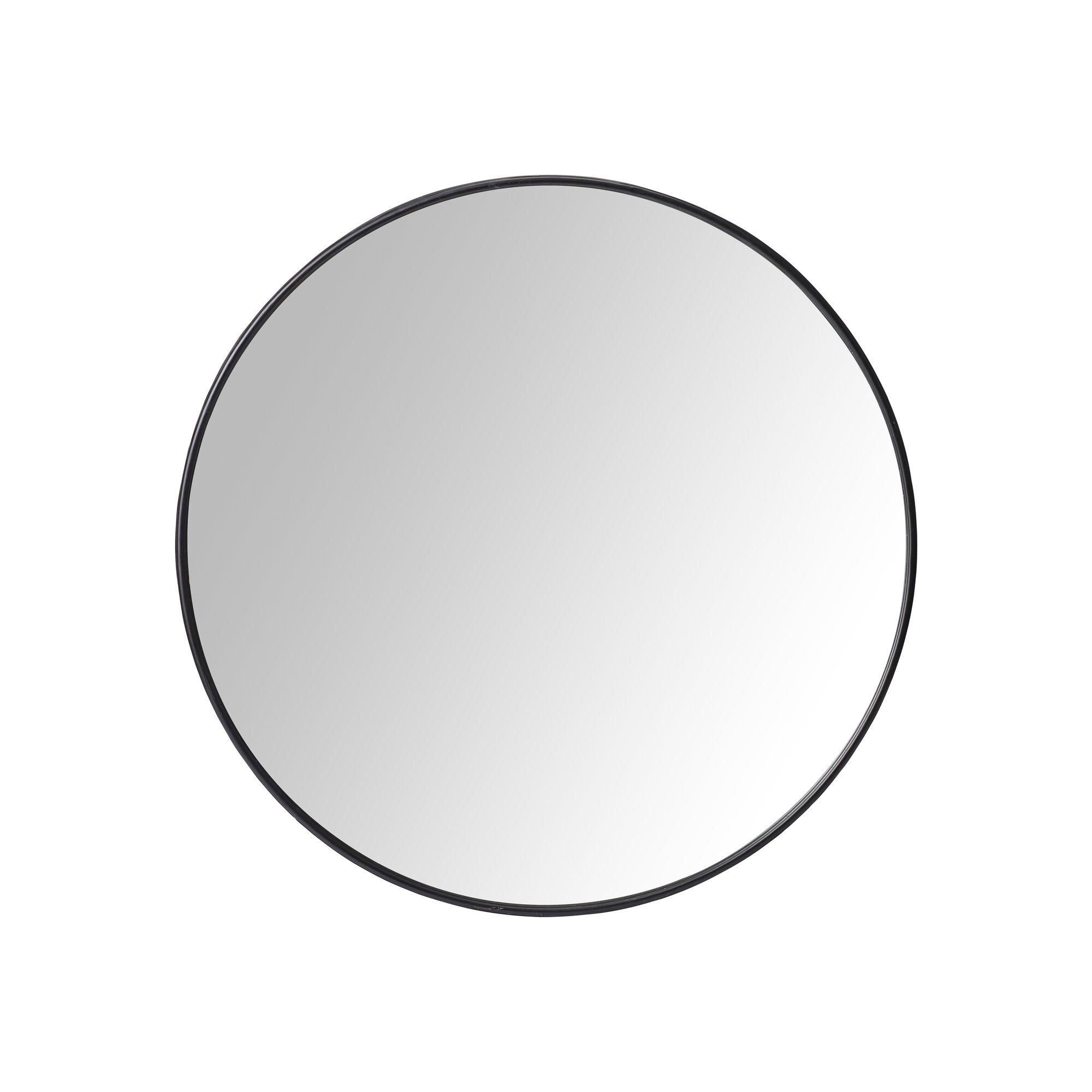 PISA Round Mirror Black - Black - 100x5cm