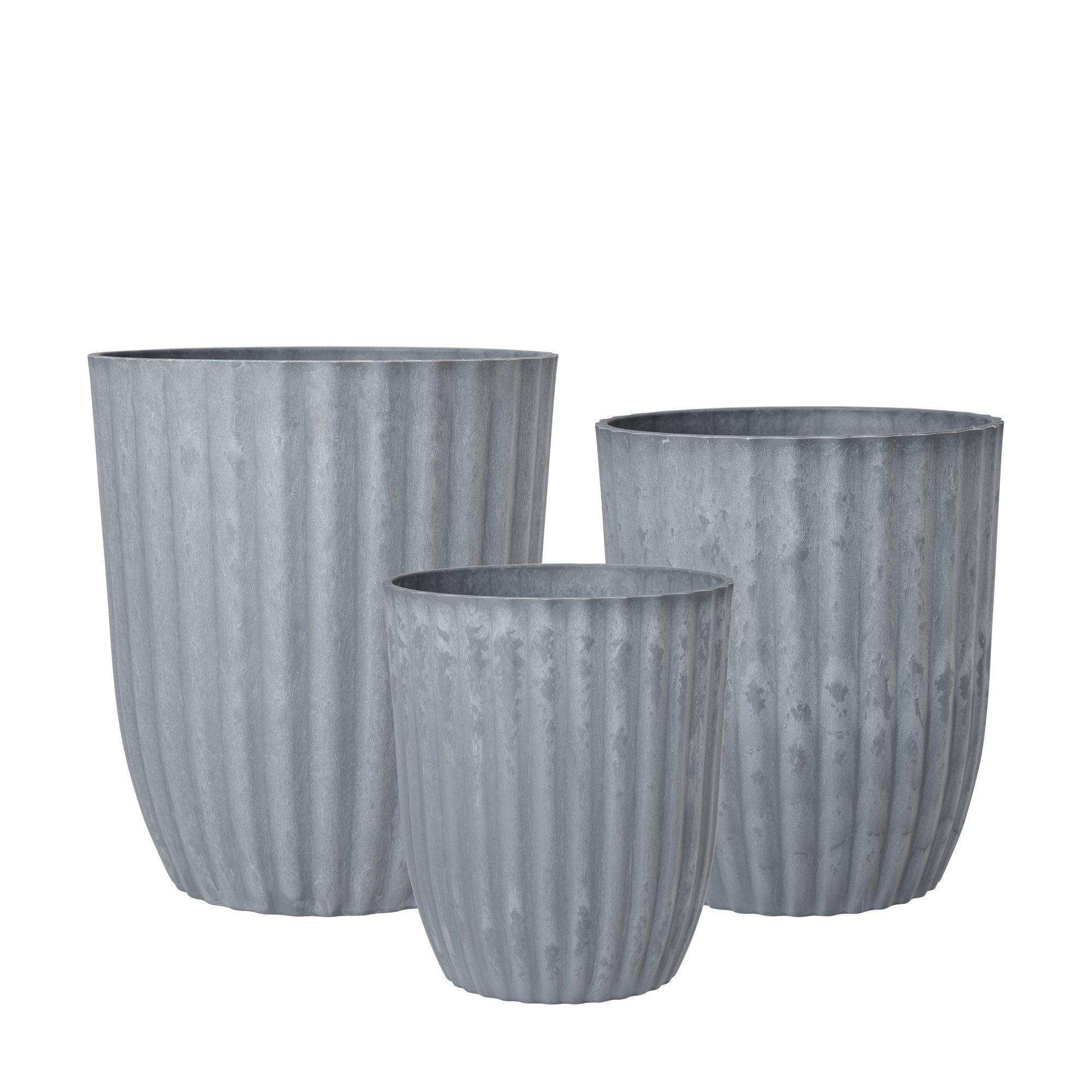 YODIT Kruka 3/S Gråmelerad - Grå melerad - 29x34, 26x30,