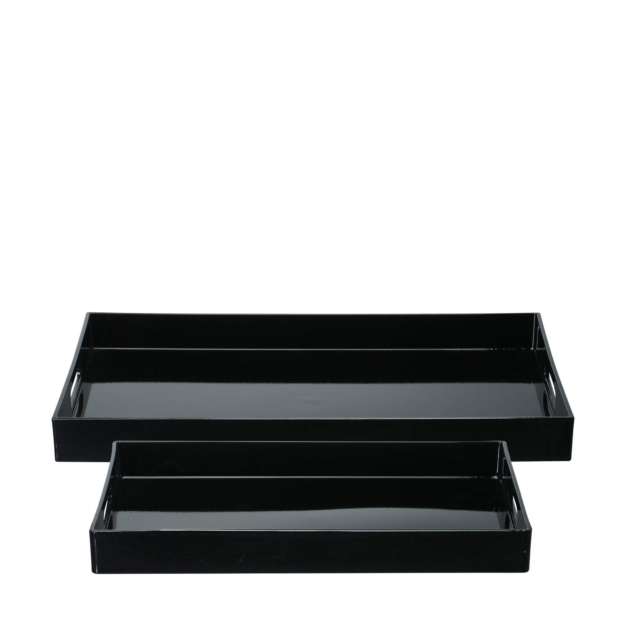MAI Bricka 2/S Svart - Svart - 45x30x4 40x26x4cm