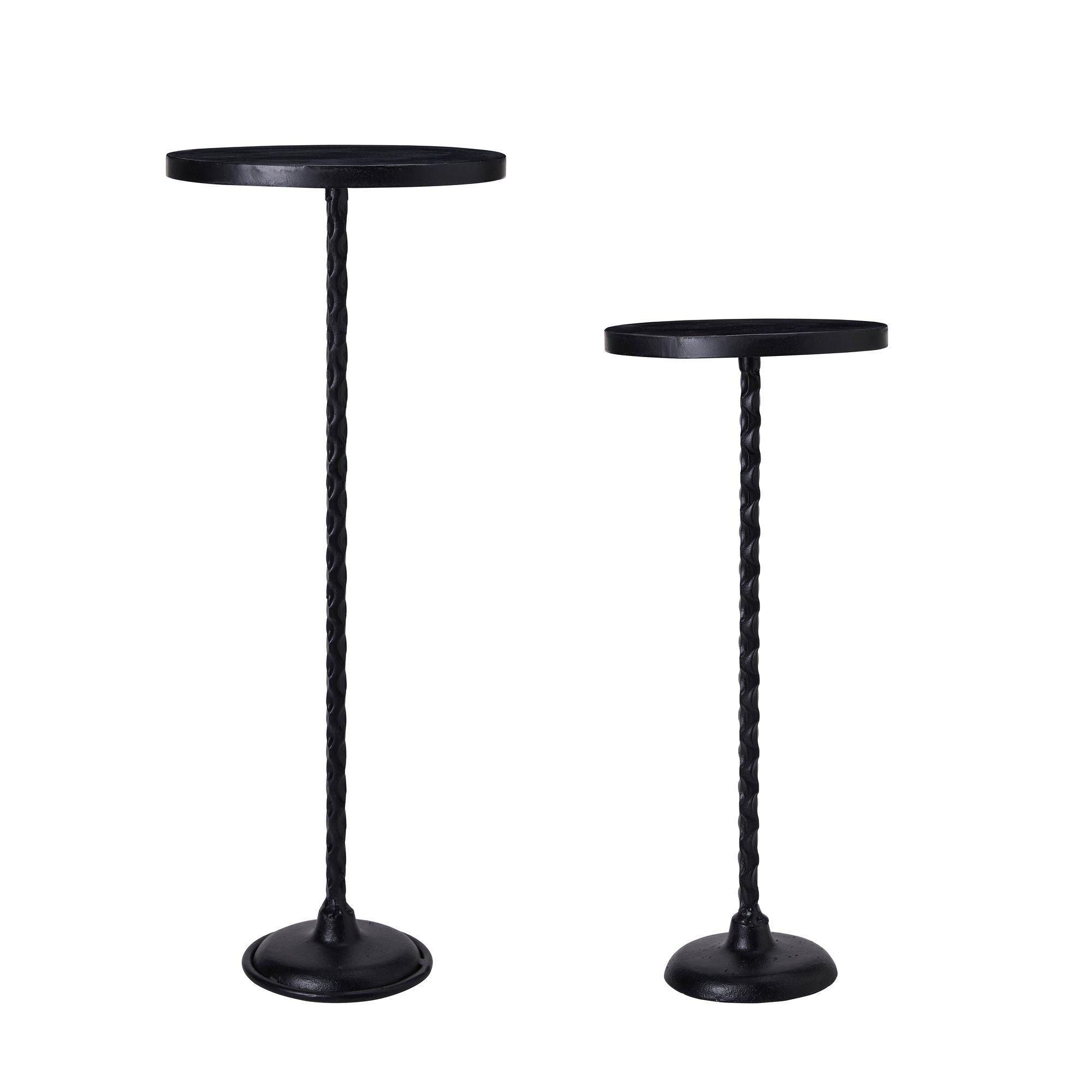IDUN Piedestal 2/S Svart - Svart - 30x75 25x60cm