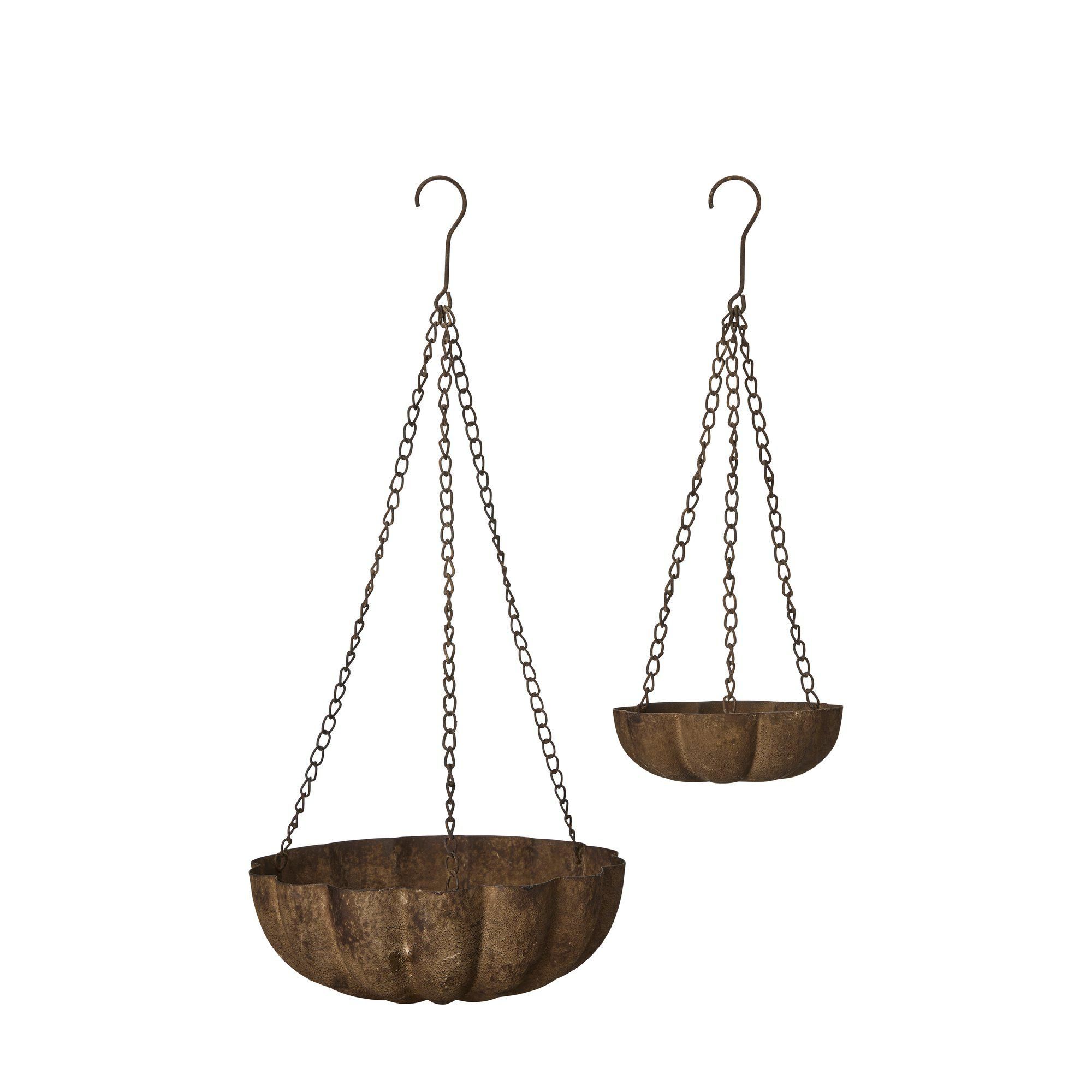 BLOOM Ampel 2/S Rost - Rost - 28x10, 16x8cm