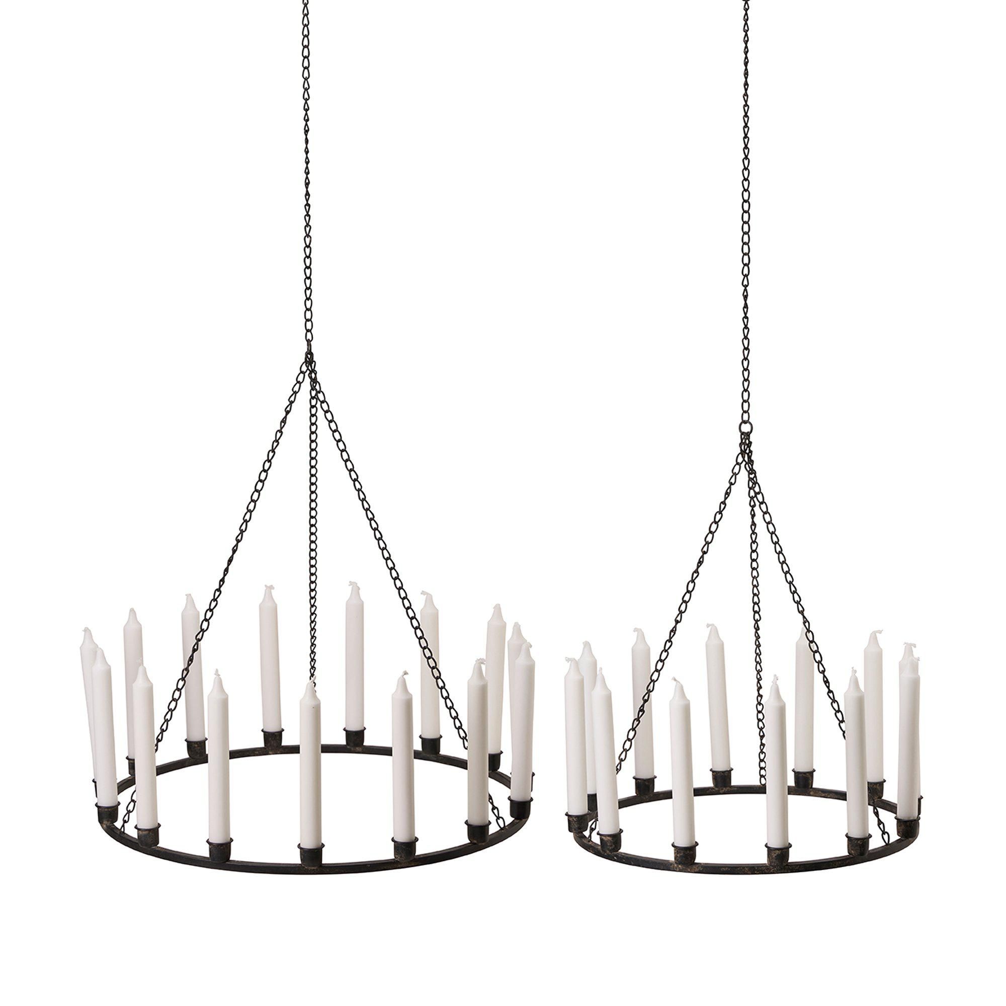 IDUN Ljusring 2/S Svart - Svart - 51x58 42x58 cm
