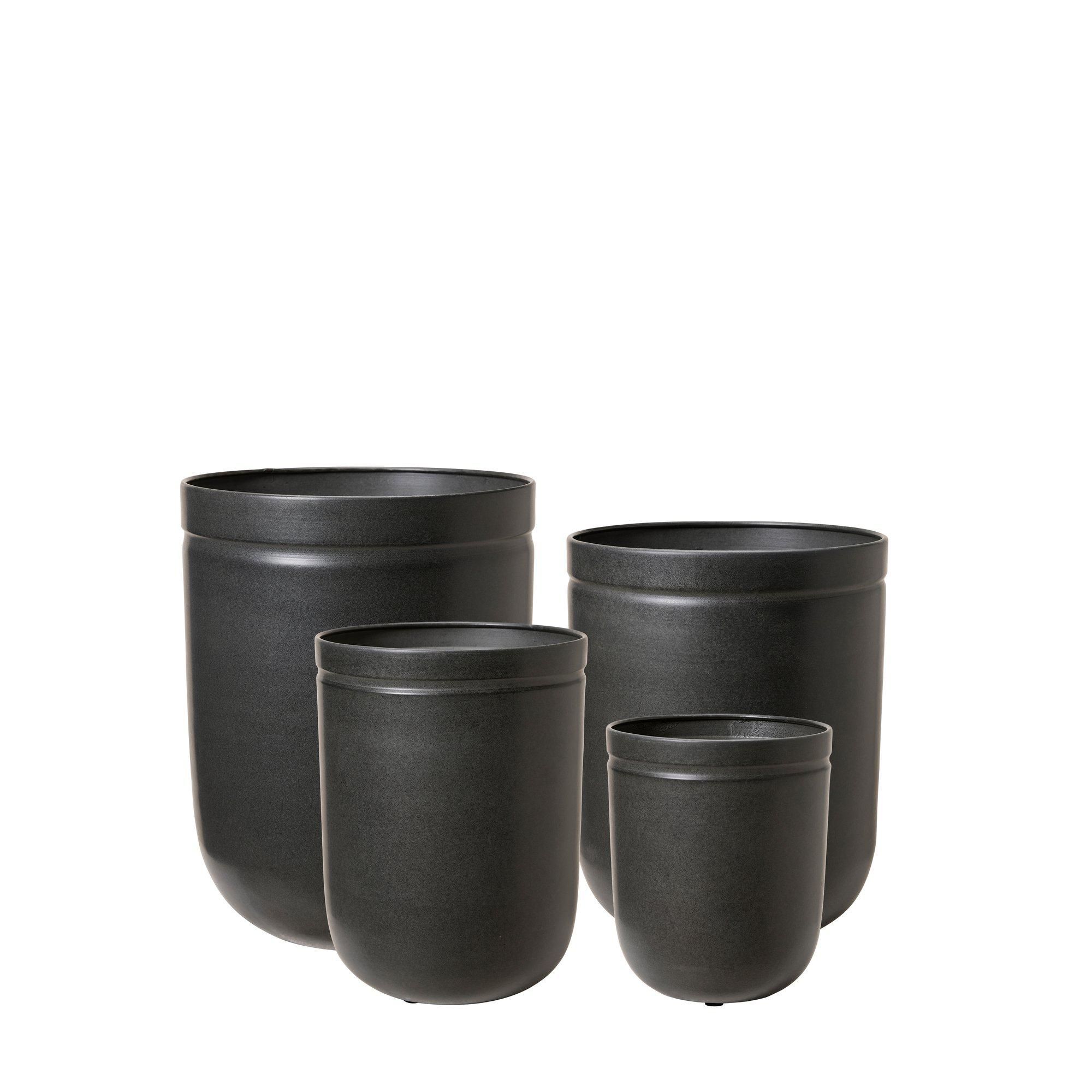 EMA Pot S/4 Dark Grey - Dark Grey - 41x51 35x44 31x38cm