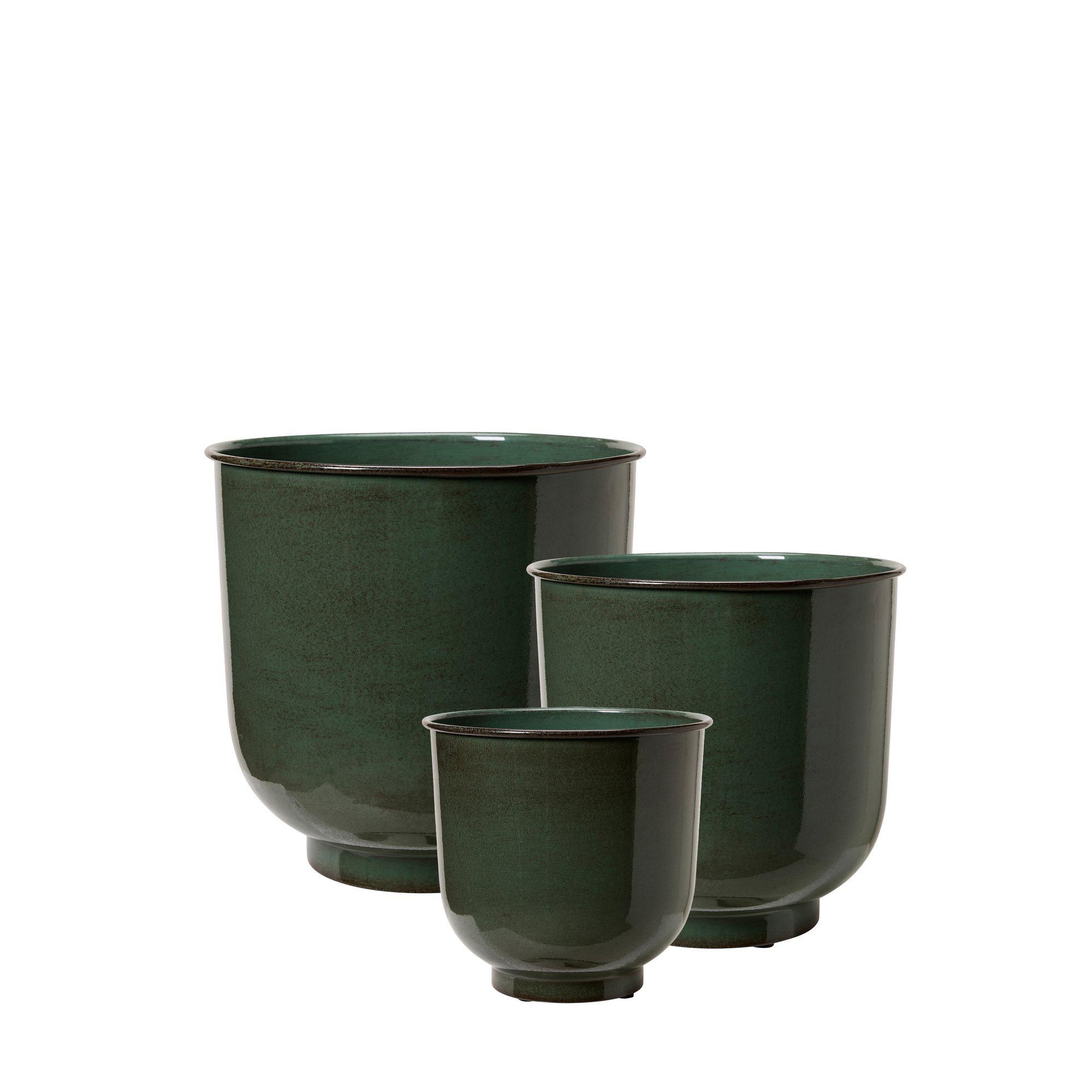 JADE Kruka 3/S Grön - Grön - 51x49 41x40 31x30cm
