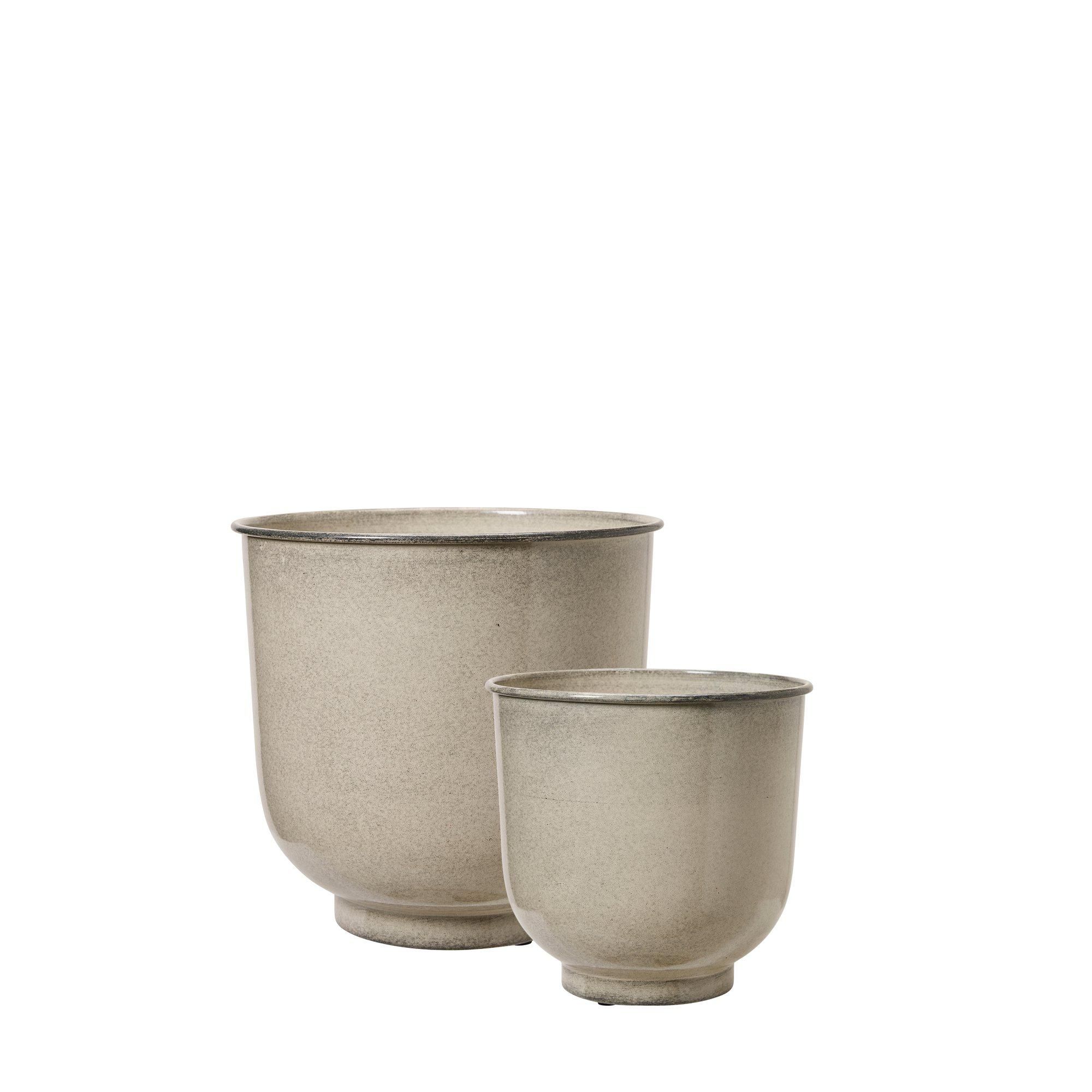 JADE Kruka 2/S Beige - Beige - 41x40 31x30cm