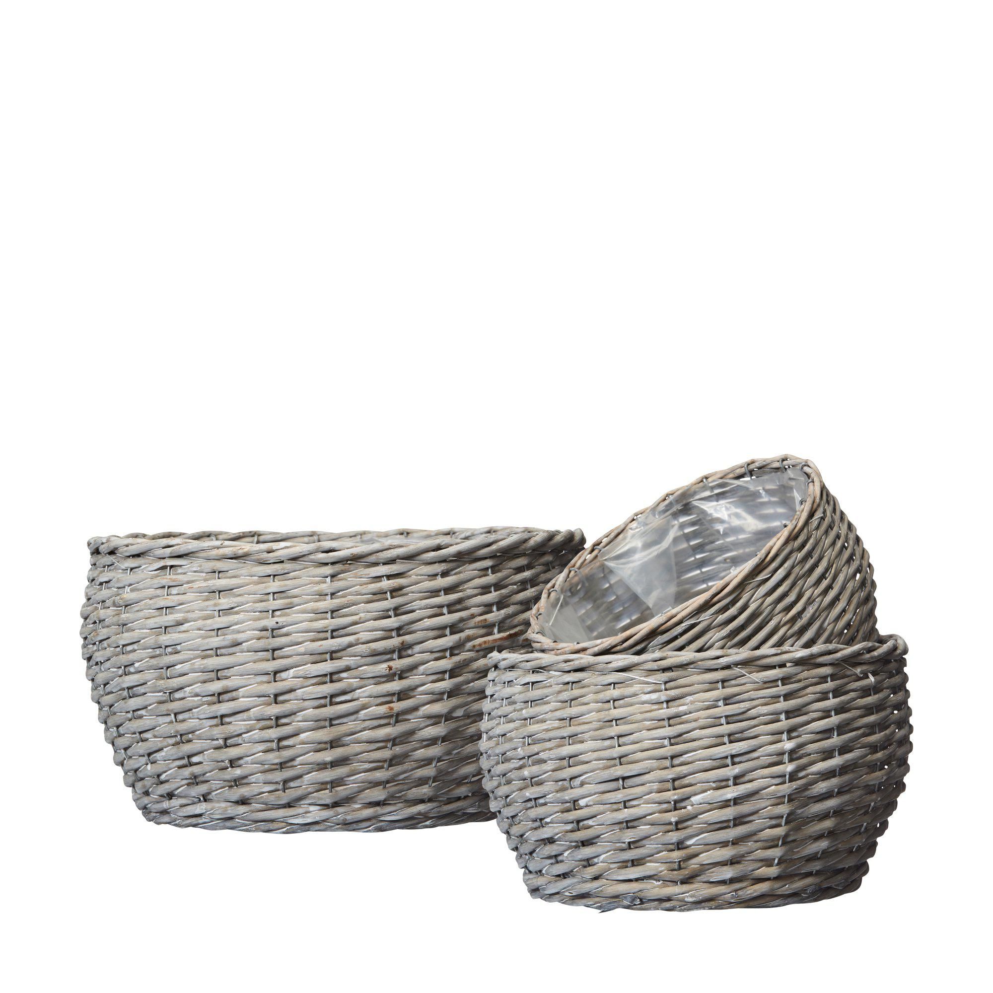 MINNA Plantering 3/S Grå - Grå - 30x18 26x15 20x13cm